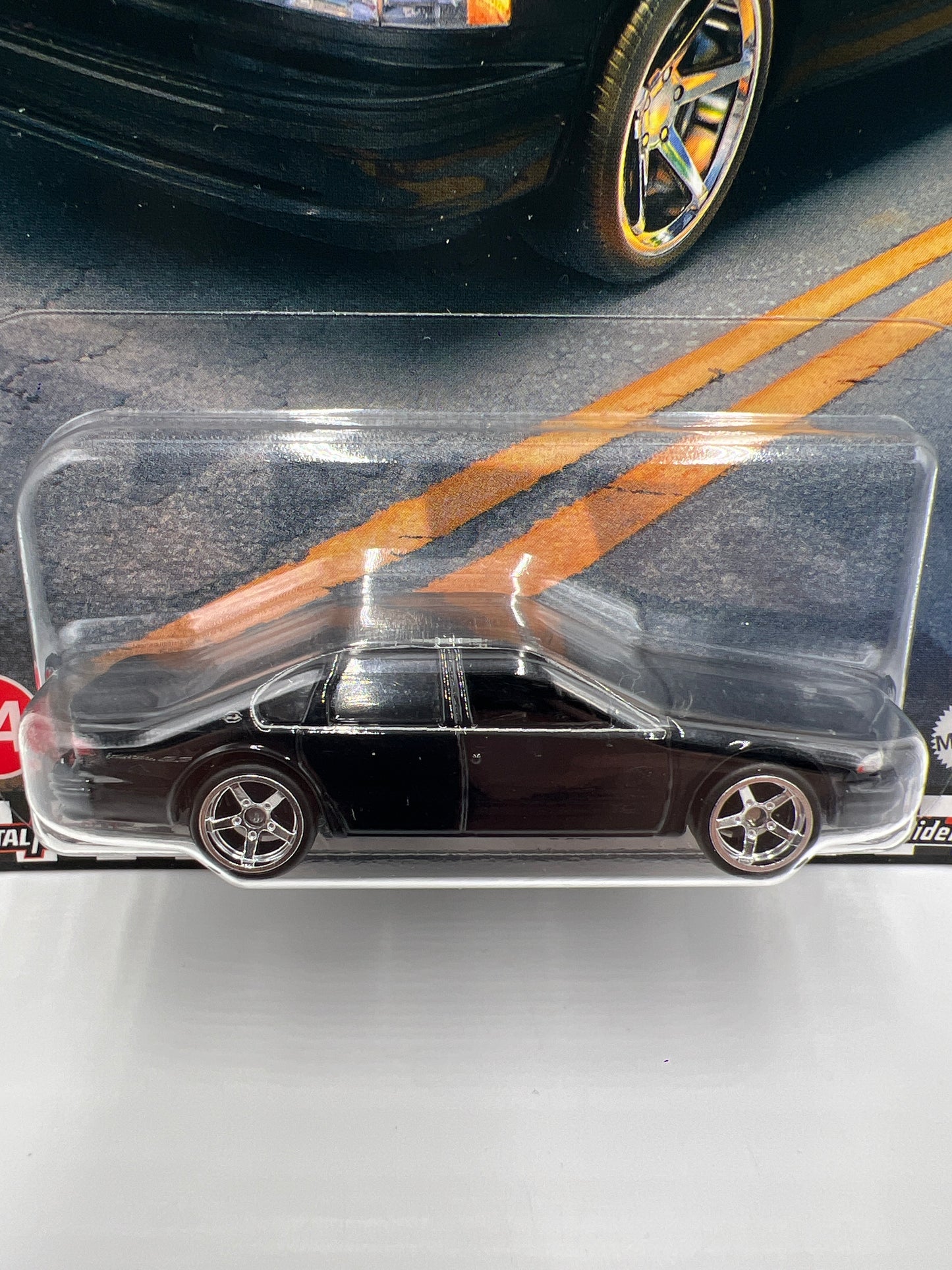 Hot Wheels Premium Boulevard #74 96 Chevy Impala SS Black W/Protector