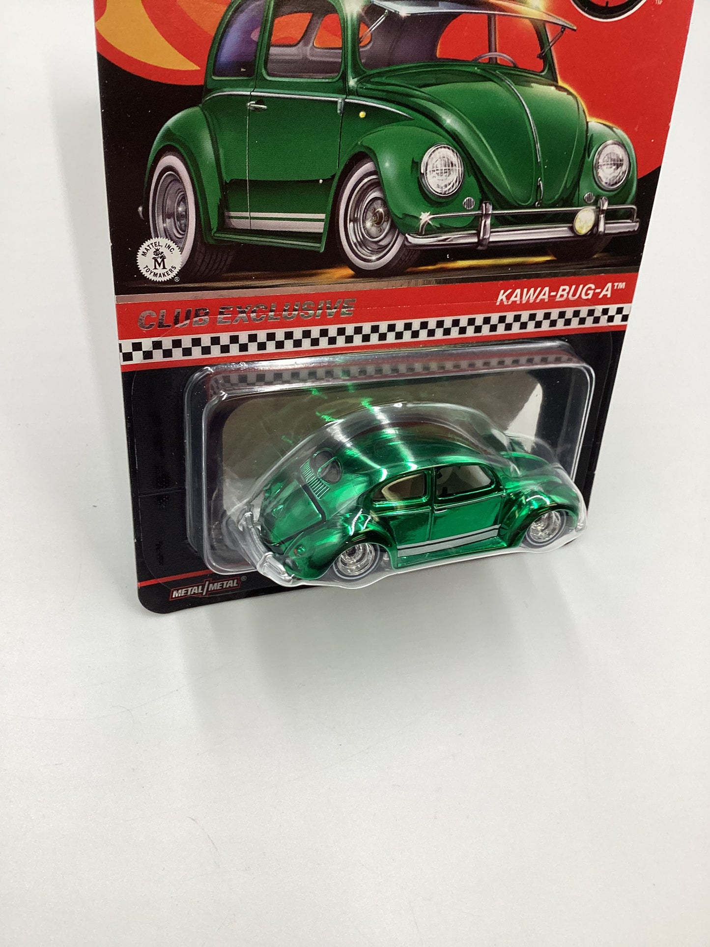 2024 Hot Wheels RLC Club Exclusive Kawa-Bug-A with patch & button with protector Kawa-Bug-A Green