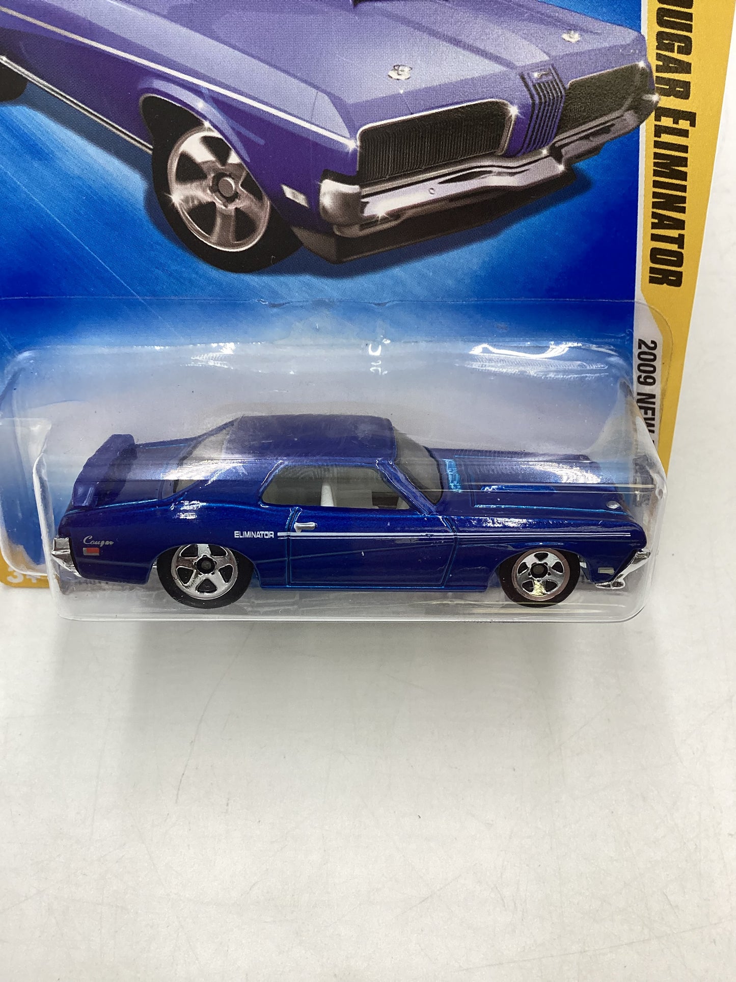 2009 Hot Wheels #008 69 Mercury Cougar Eliminator Blue 29G