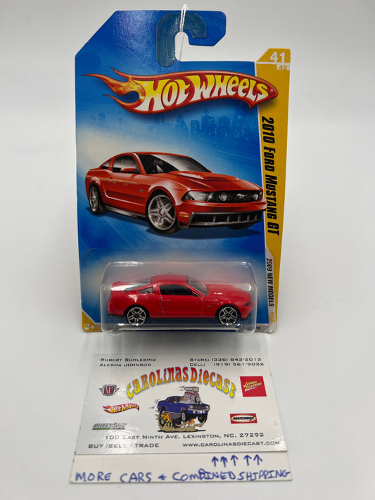 2009 Hot Wheels New Models #41 2010 Ford Mustang GT Red 23G