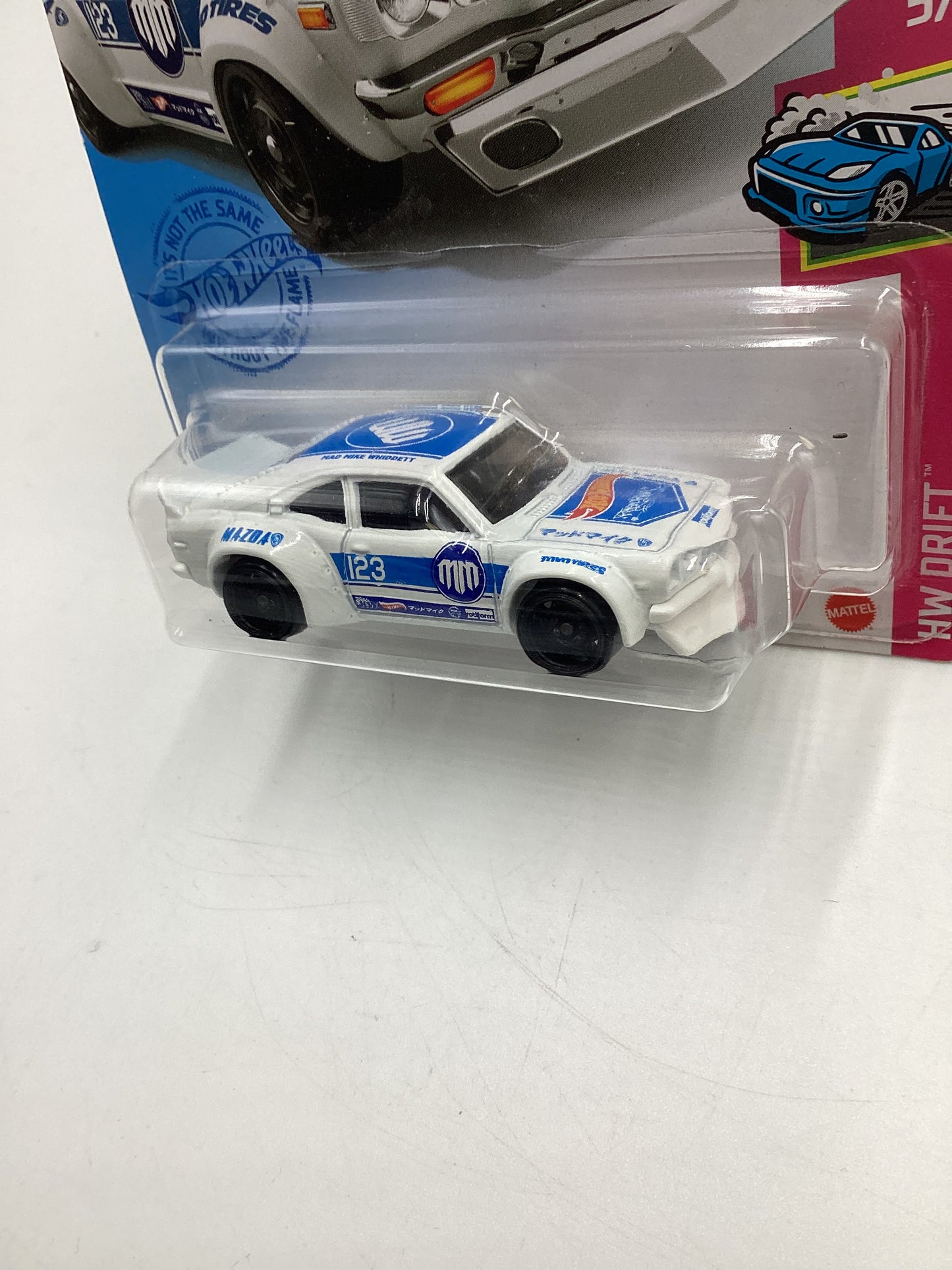 Hot Wheels 2021 HW Drift #137 Mazda RX-3 White 87D