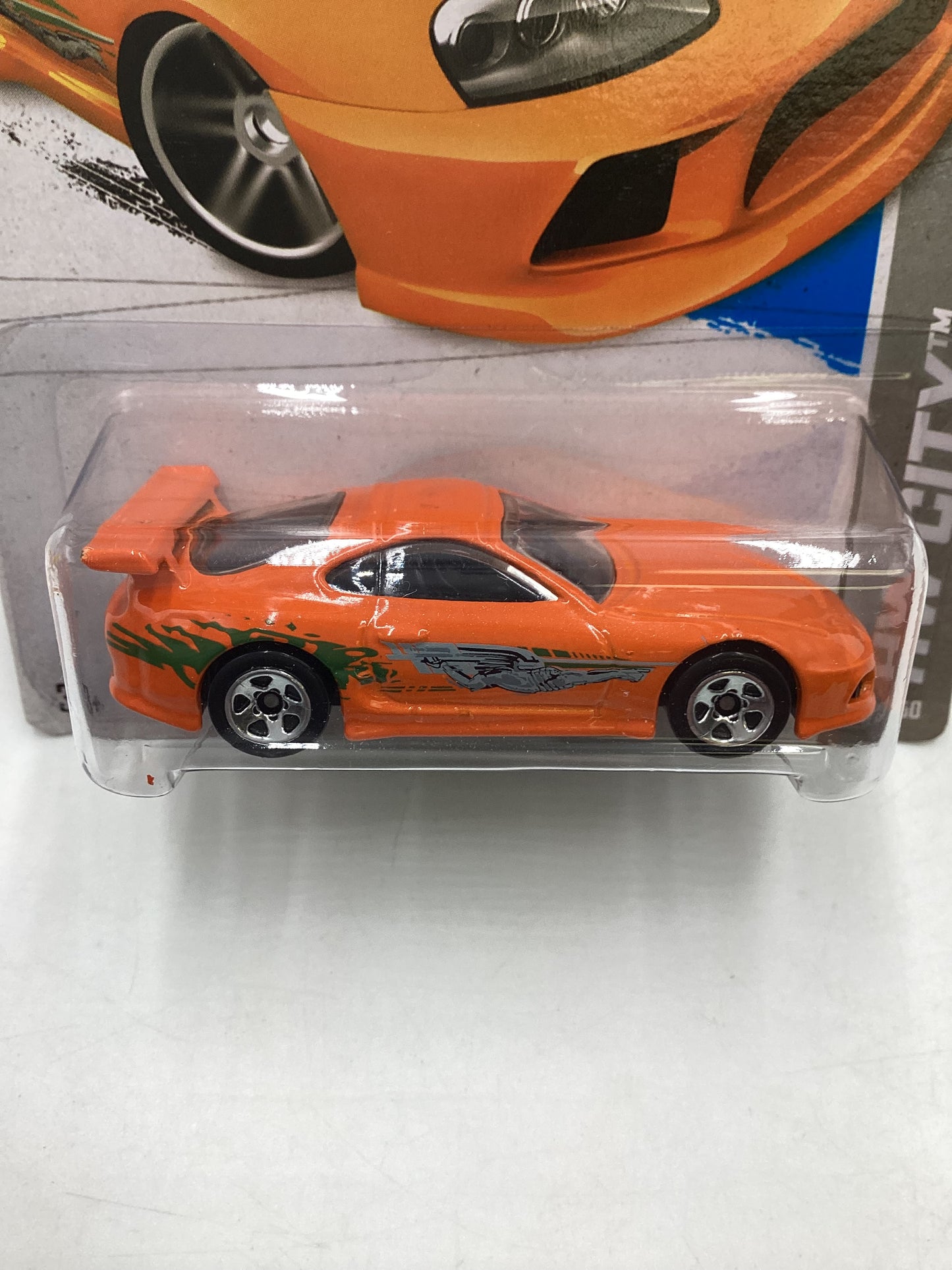 2013 Hot wheels Fast and furious #005 Toyota Supra with protector