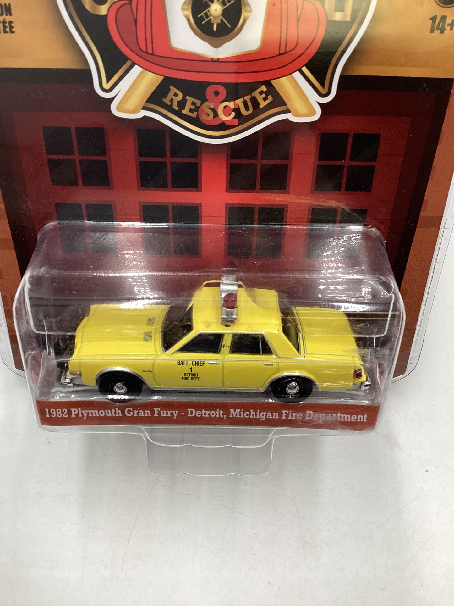 Greenlight Fire and Rescue Series 2 1982 Plymouth Gran Fury Detroit Michigan Fire Department 177G