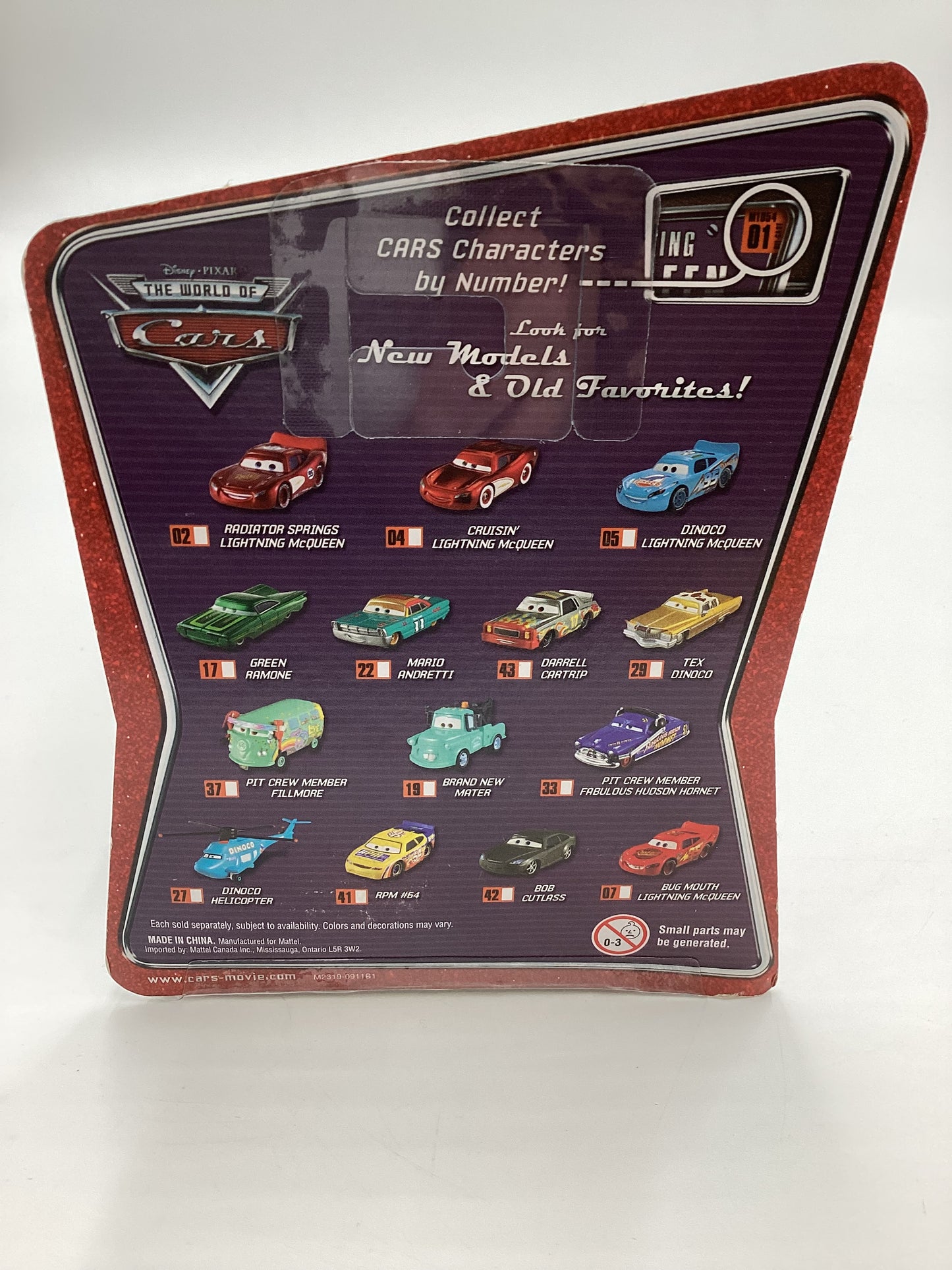 Disney Pixar The World of Cars #33 Pit Crew Member Fabulous Hudson Hornet Blue