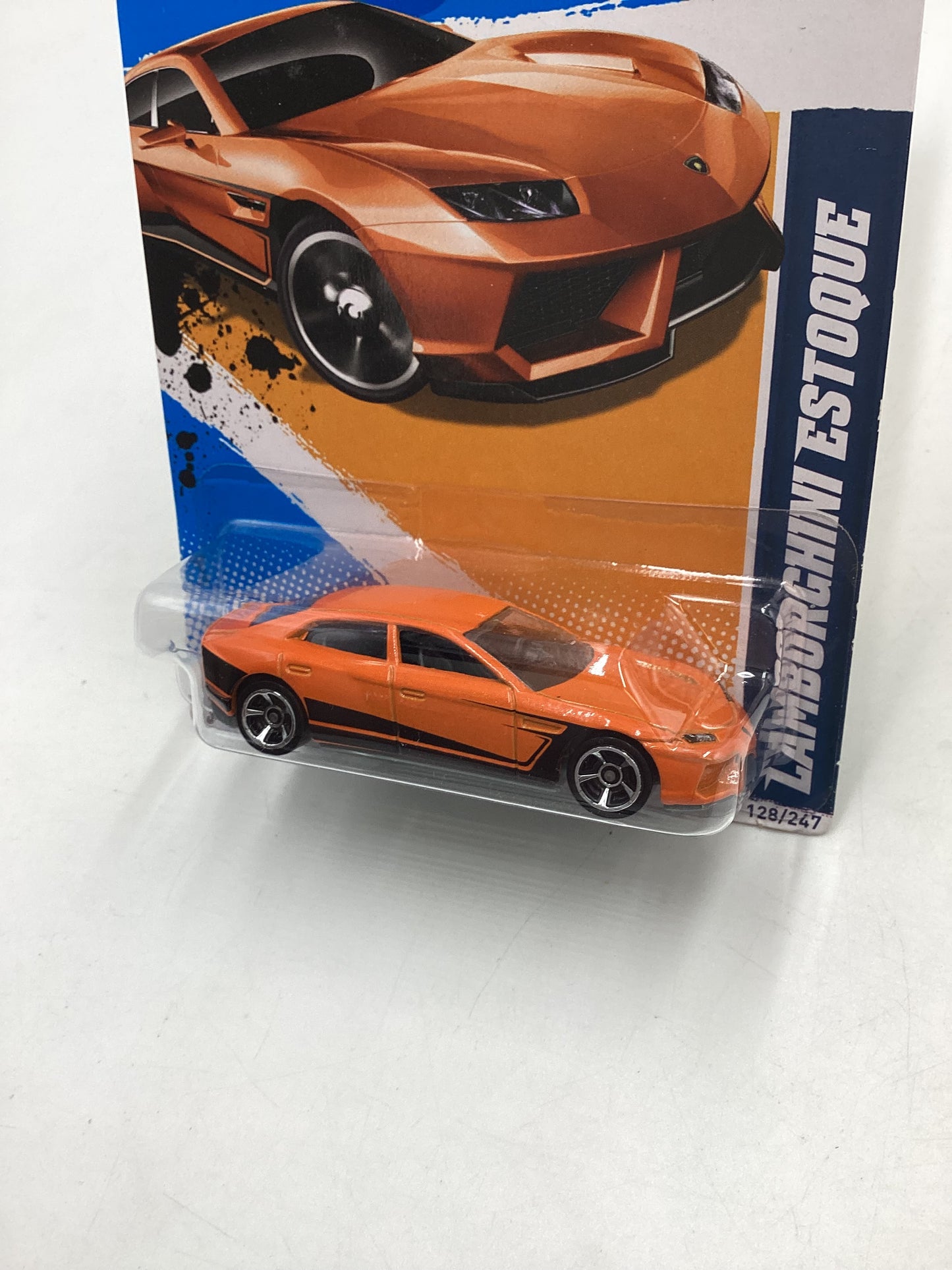 2012 Hot Wheels All Stars #128 Lamborghini Estoque Orange 101B