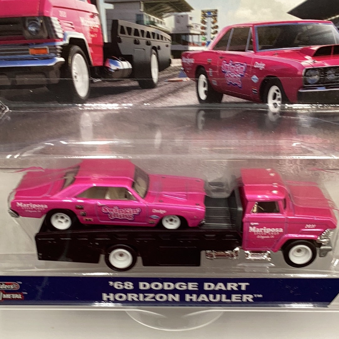 Hot wheels car culture team transport #25 68 Dodge Dart Horizon Hauler 279E