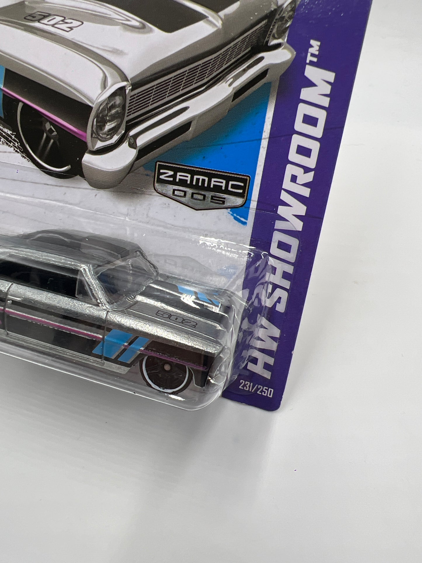 2013 Hot Wheels Walmart Exclusive Zamac 5 #231 66 Chevy Nova 148C