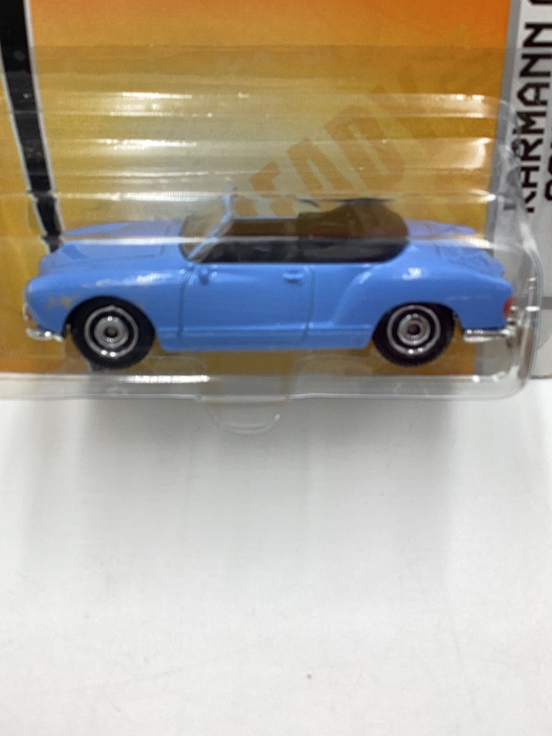 Matchbox 2009 #4 Karmann Ghia Convertible Lt Blue 96i