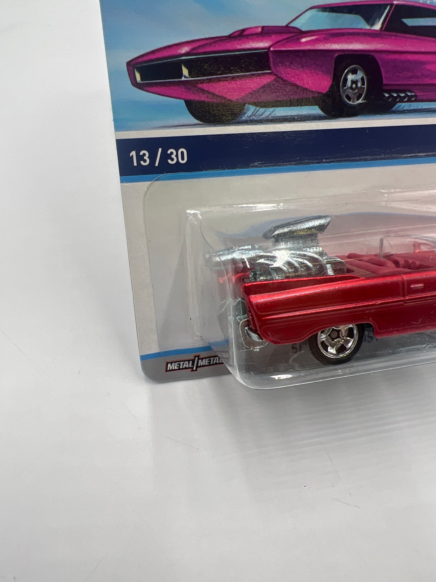 Hot Wheels Cool Classics #13 Amphicar Red (Pink Car Card)