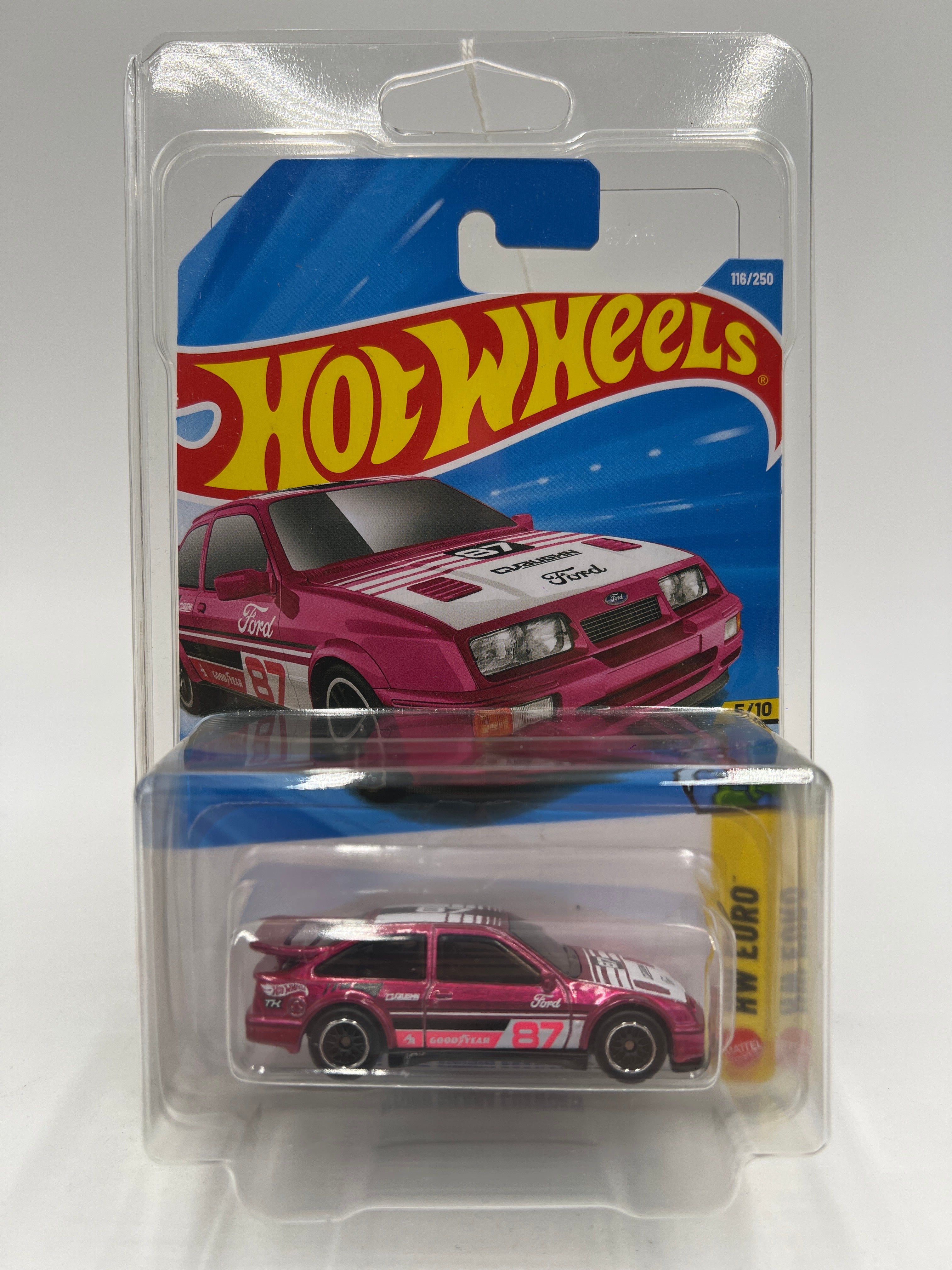 2026 Hot Wheels Super Treasure Hunt #116 87 Ford Sierra Cosworth