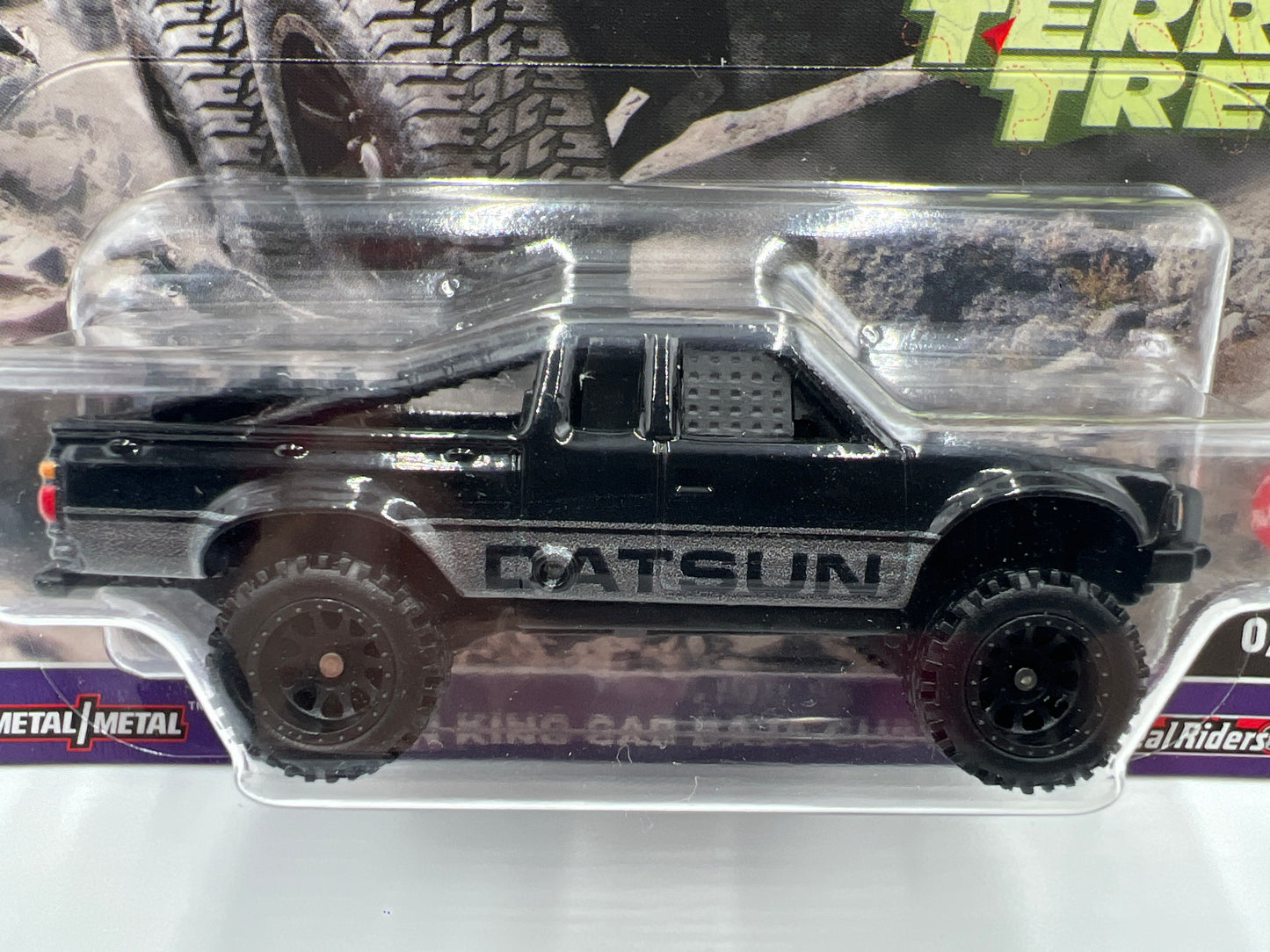 2024 Hot Wheels Car Culture Terra Trek #0 Chase Datsun King Cab Baja Custom Black W/Protector