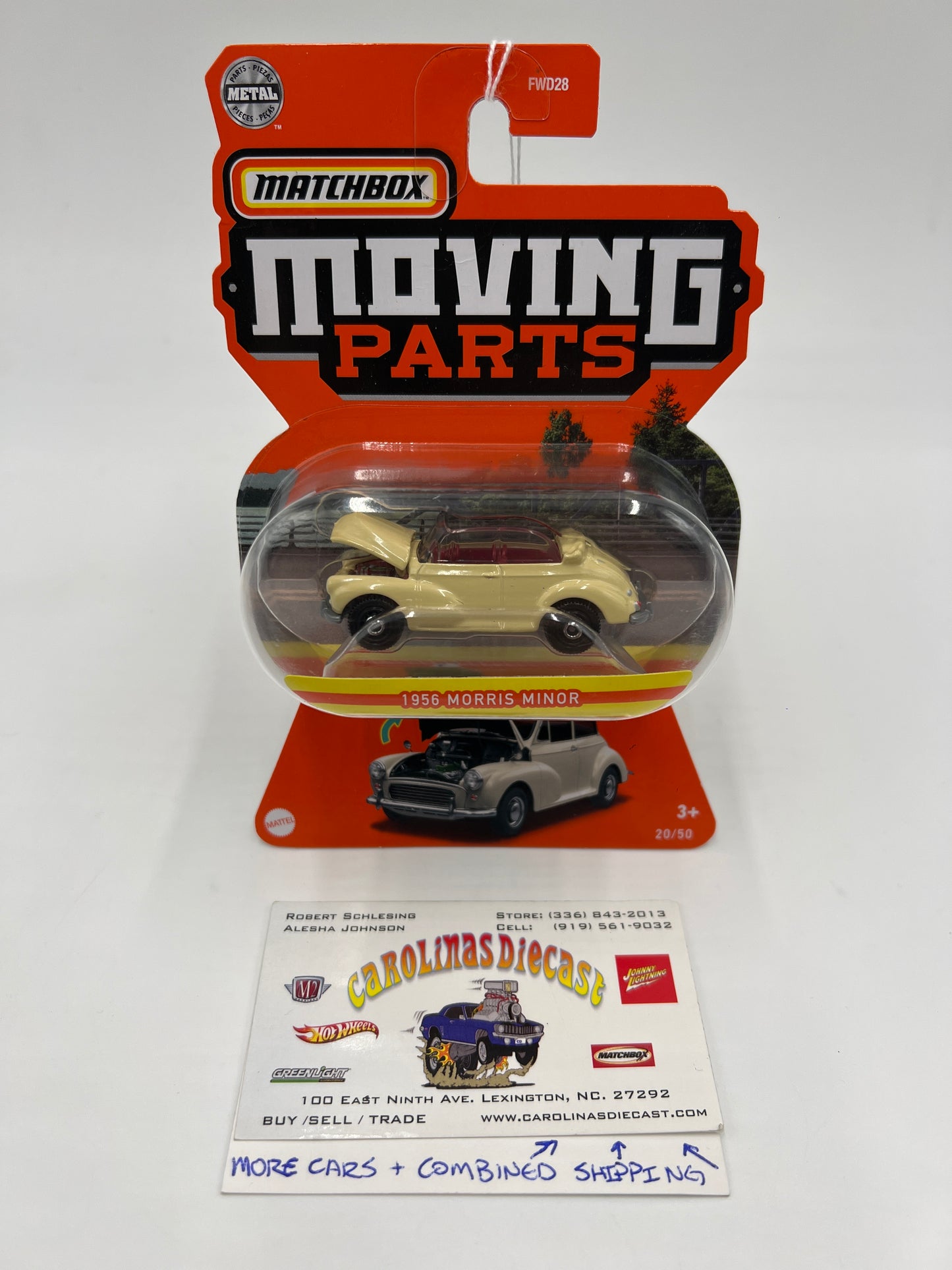 Matchbox Moving Parts #20 1956 Morris Minor Cream 169E