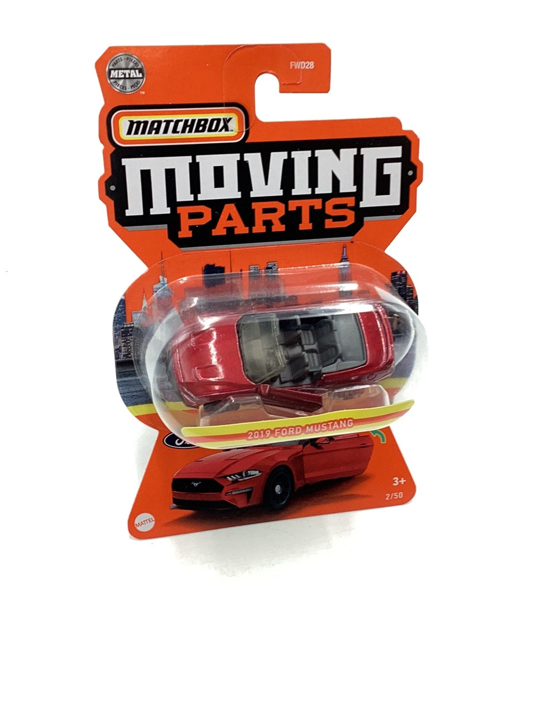 Matchbox Moving Parts 2019 Ford Mustang 2/50 165I