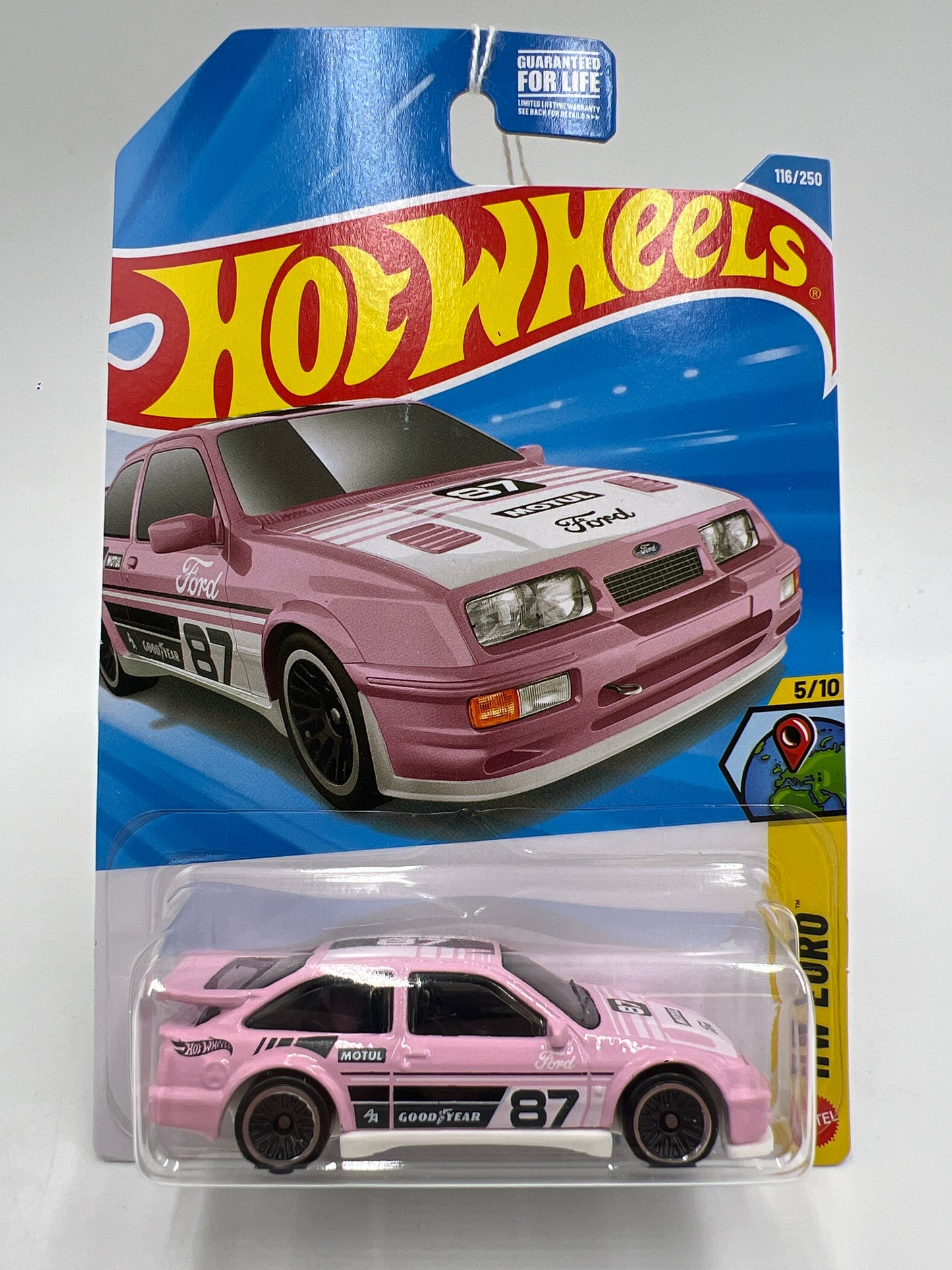 2026 Hot Wheels E Case #116 87 Ford Sierra Cosworth Pink