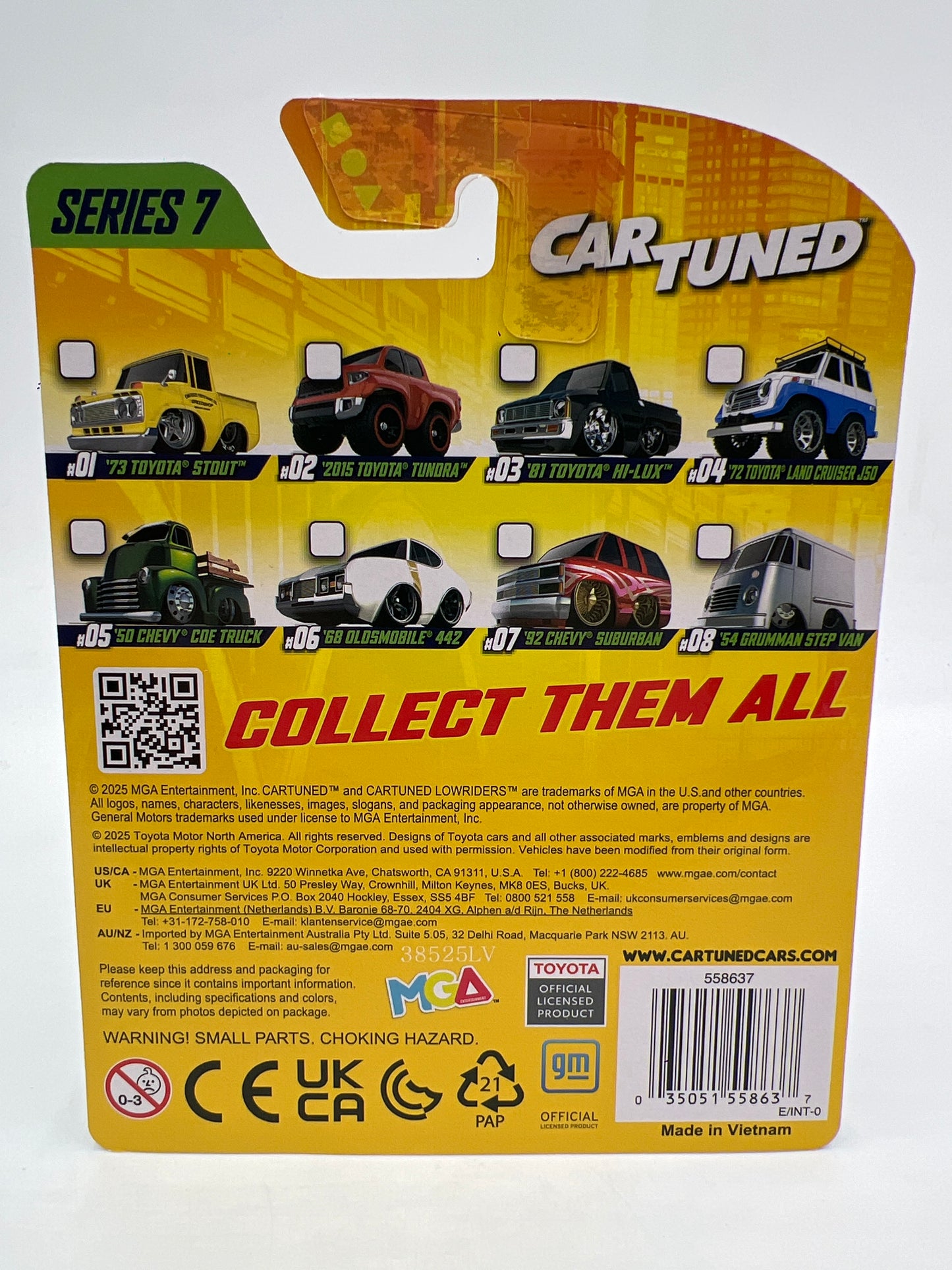 MGA Car Tuned Series 7 #5 50 Chevy COE Truck Green