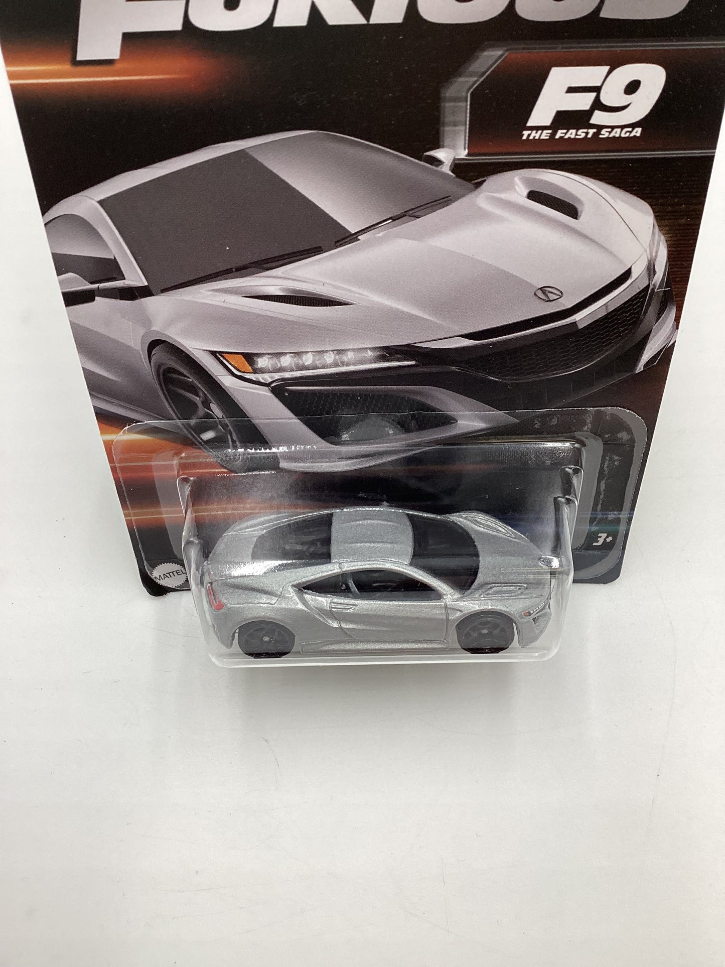 2023 Hot Wheels Fast and Furious Series 3 #9 17 Acura NSX Silver 74C