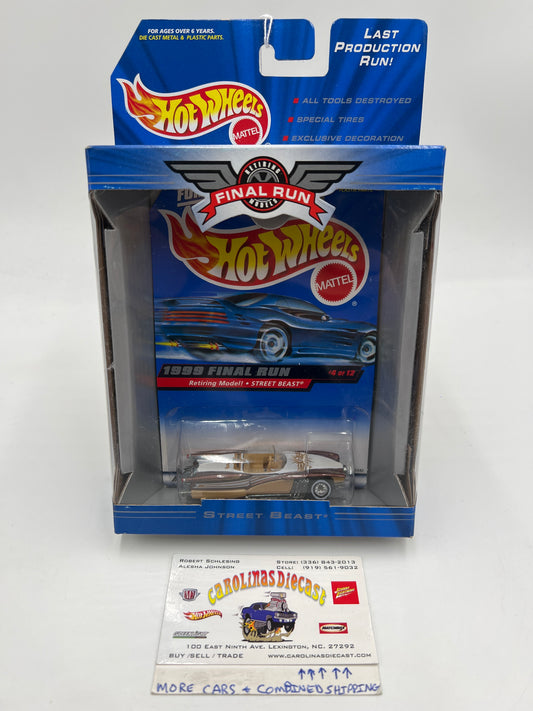 1999 Hot Wheels Final Run #4 Street Beast Brown W/Real Riders