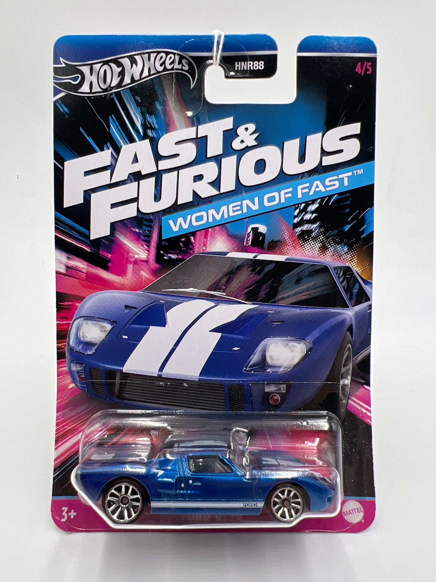2024 Hot Wheels Fast and Furious Women of Fast #4 Ford GT40 Blue 71A