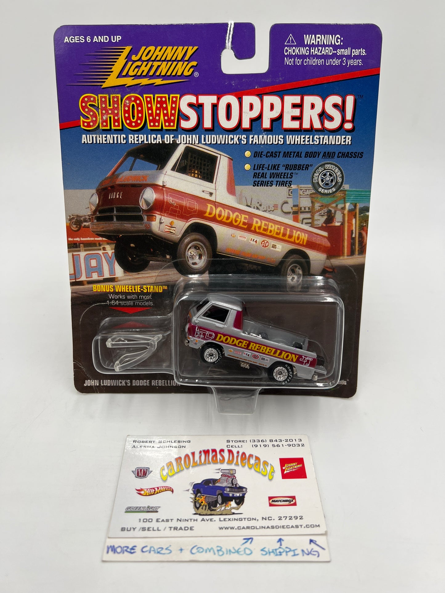 Johnny Lightning Show Stoppers John Ludwicks Dodge Rebellion Silver 231F