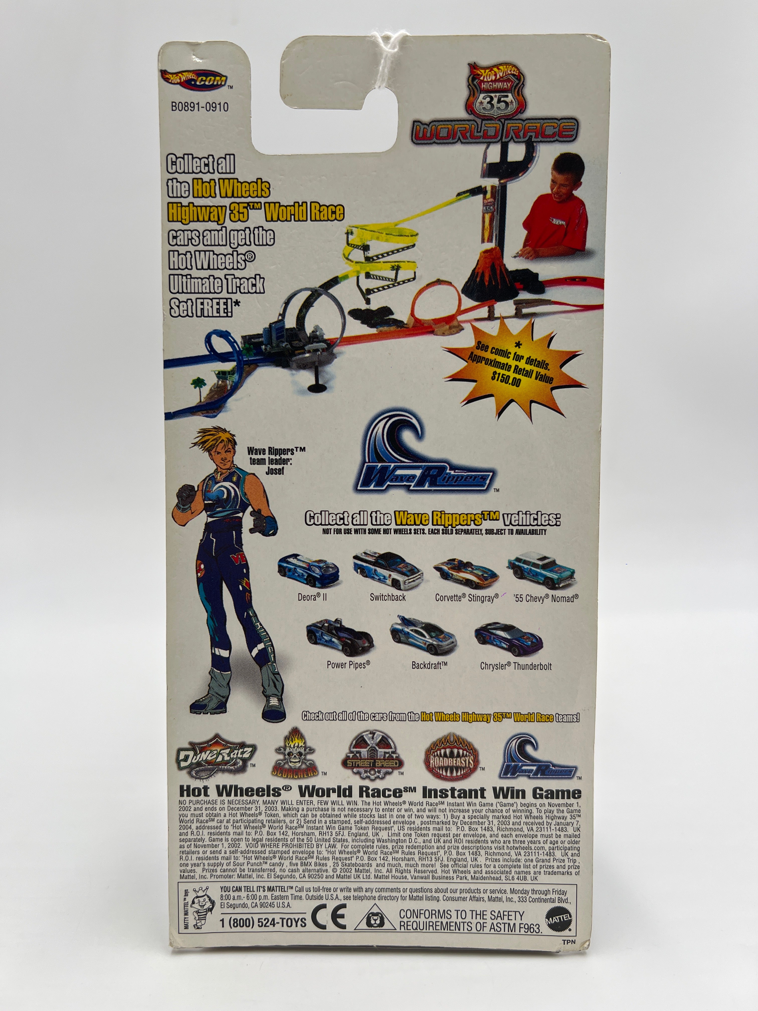 Hot Wheels Highway 35 World Race Wave Rippers #1 Deora II VHTF