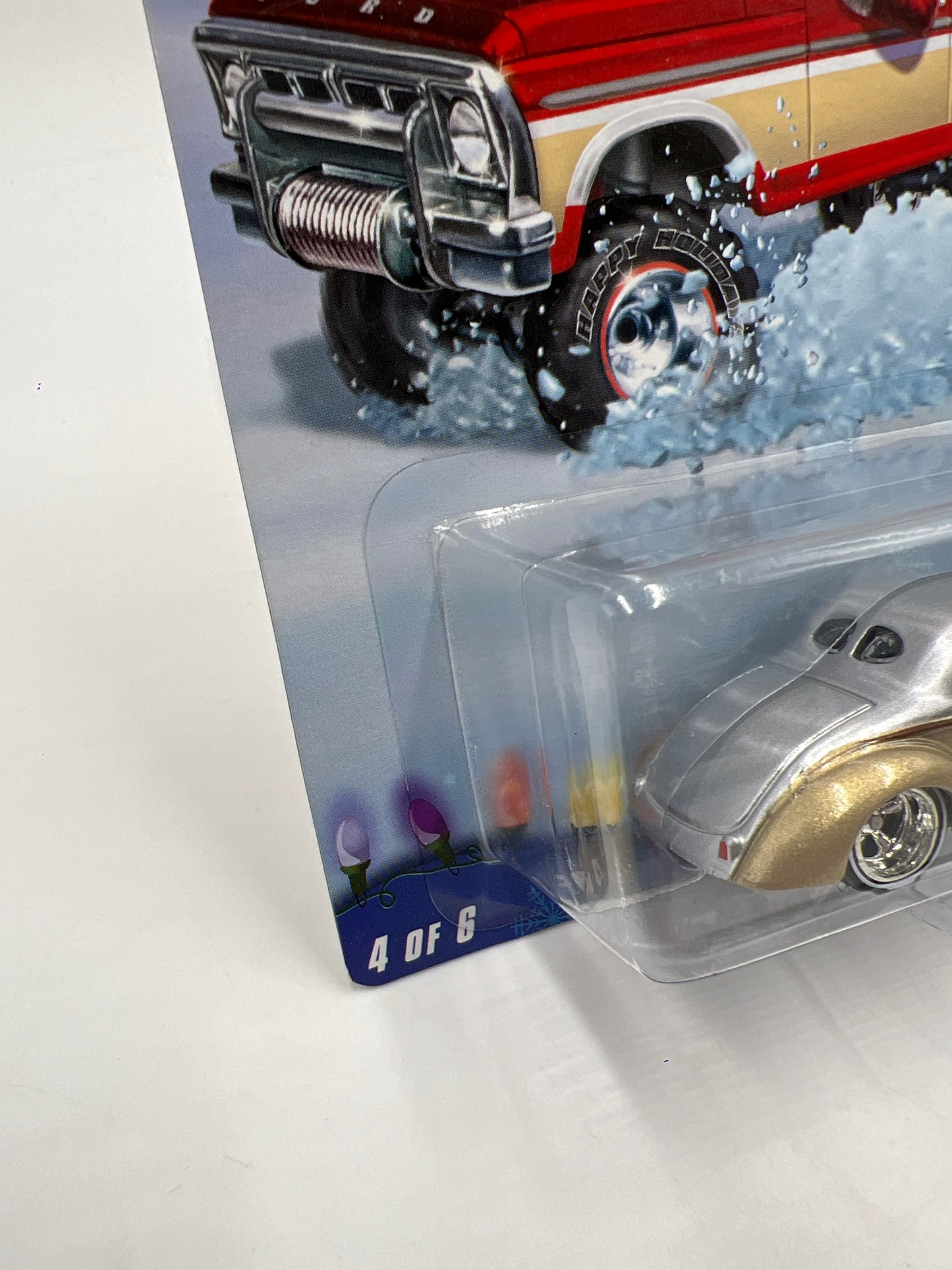 Hot Wheels Premium 2009 Holiday Rods #4 Custom 41 Willys Coupe Silver Gold