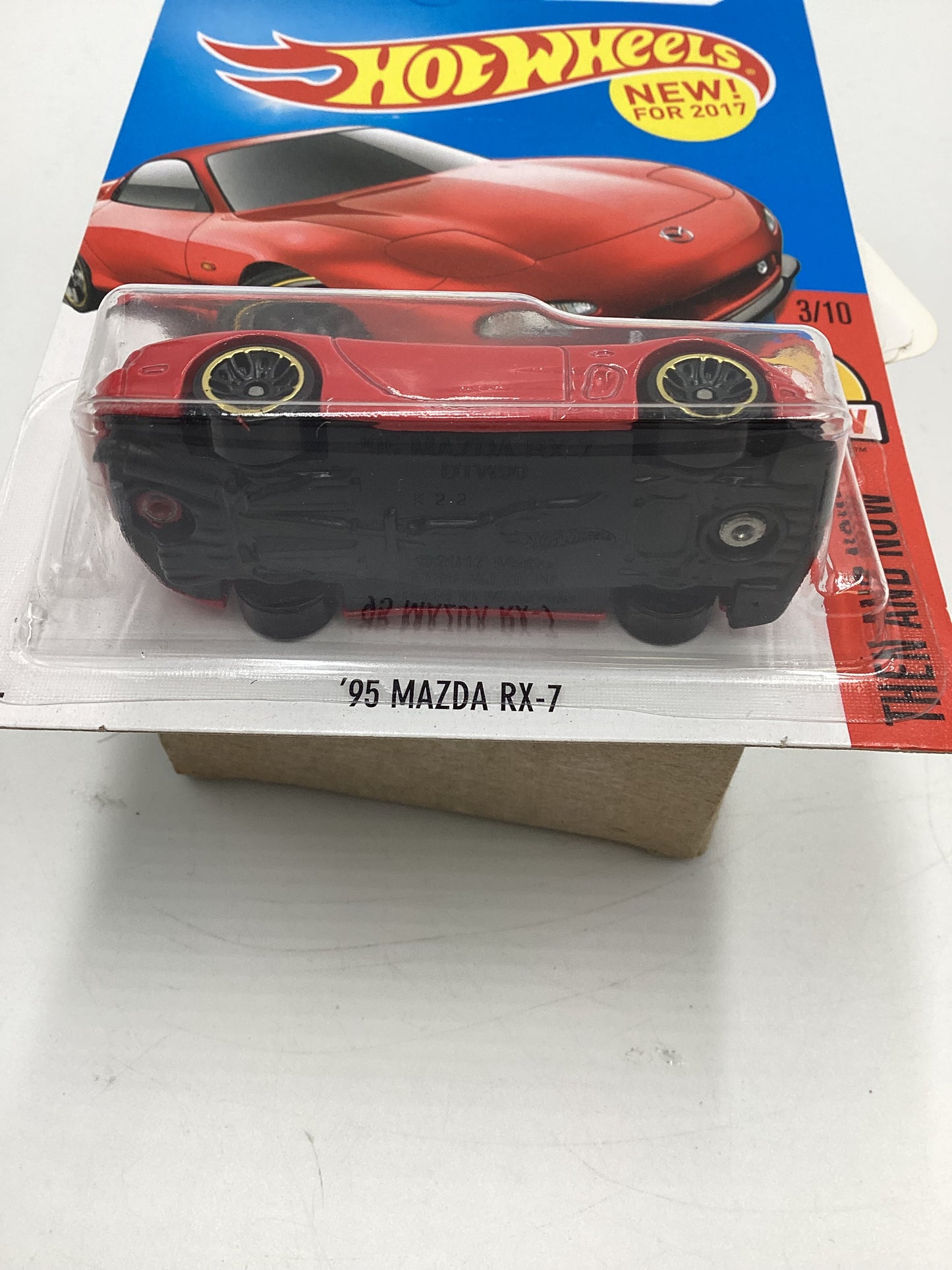 2017 Hot Wheels Then and Now 95 Mazda RX-7 Red Kmart Exclusive 234C