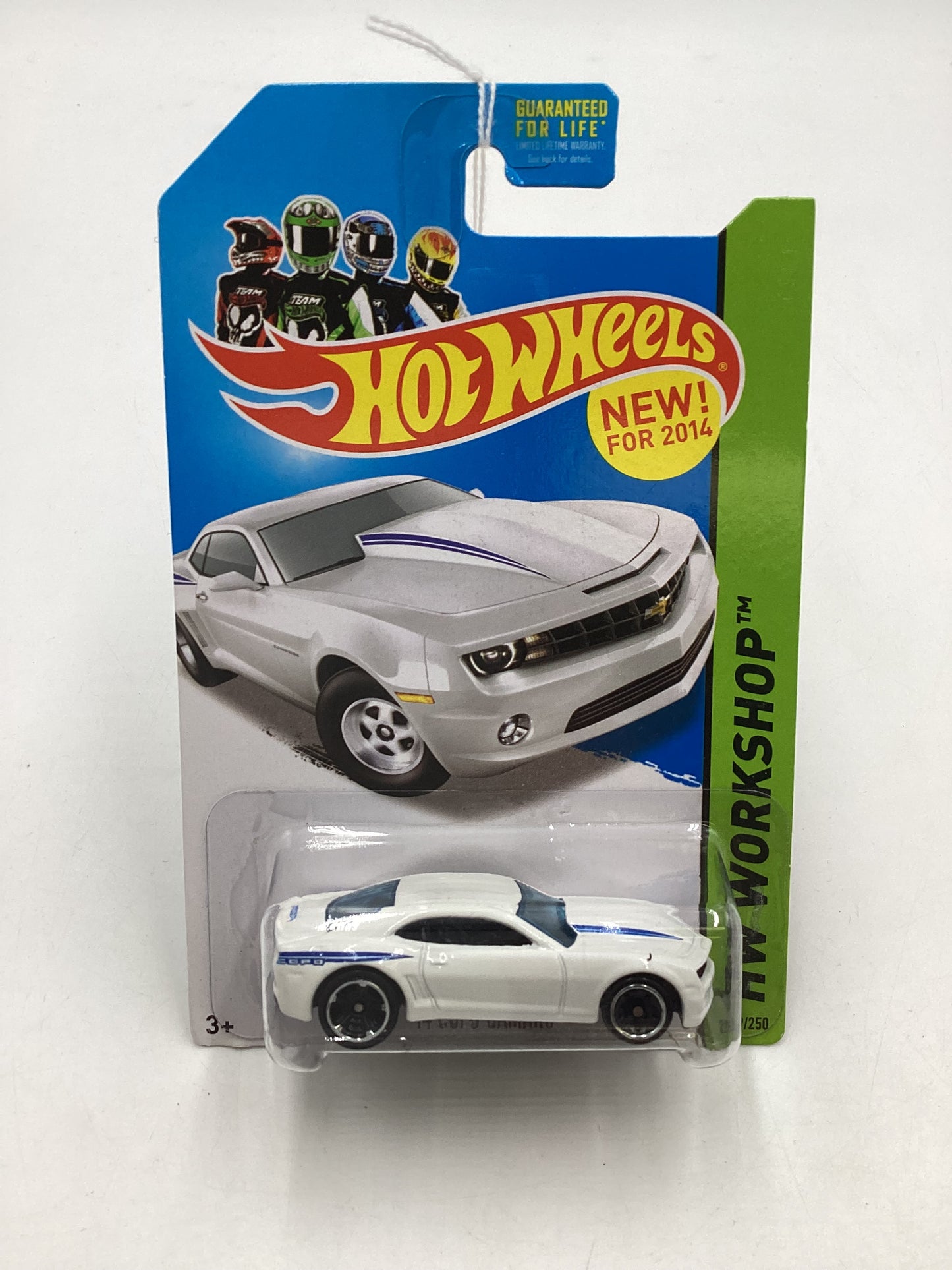 2014 Hot Wheels #229 White 14 Copo Camaro 16F