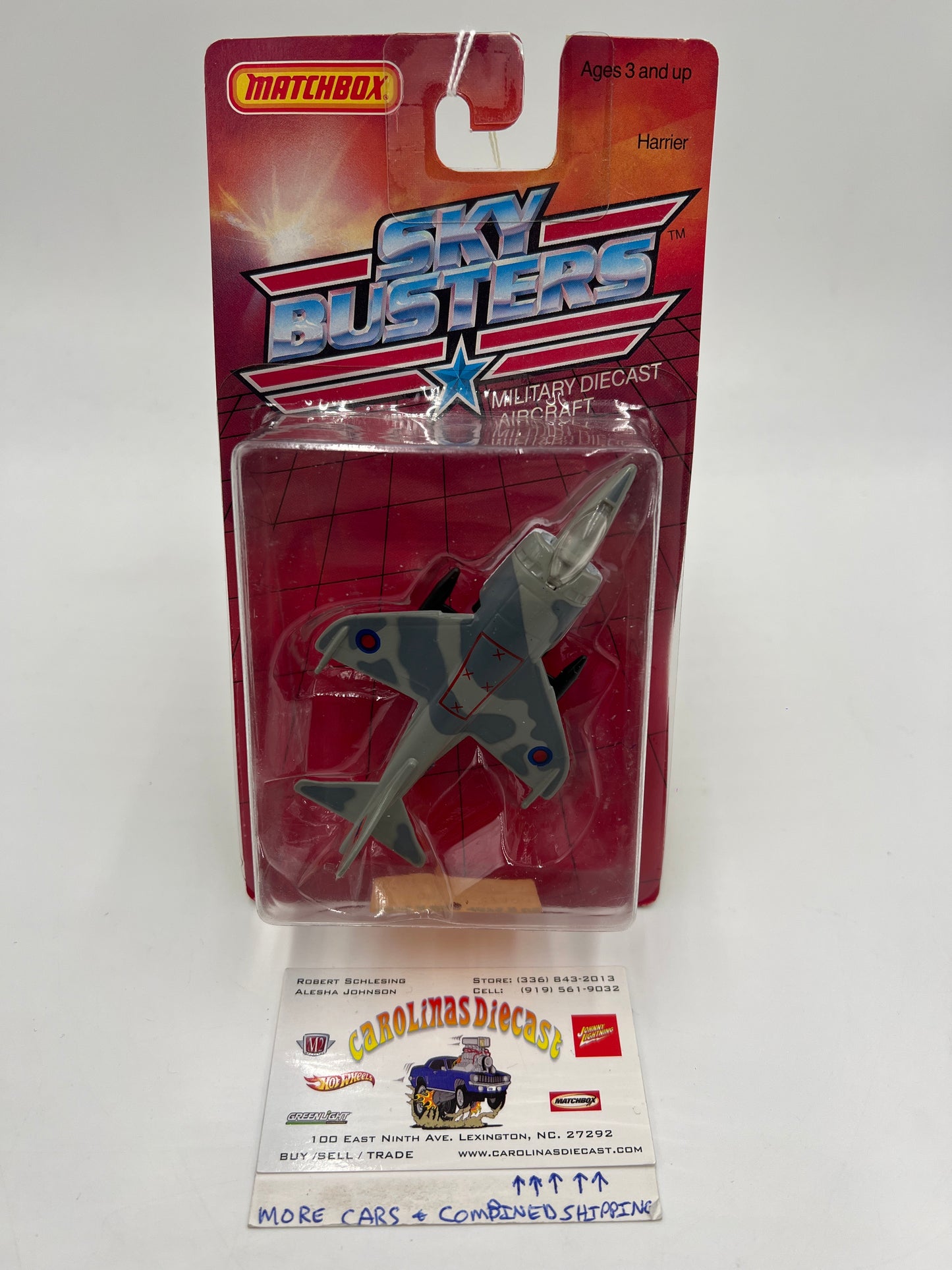 Matchbox Skybusters SB-10 #8 Harrier (Blister Separating)