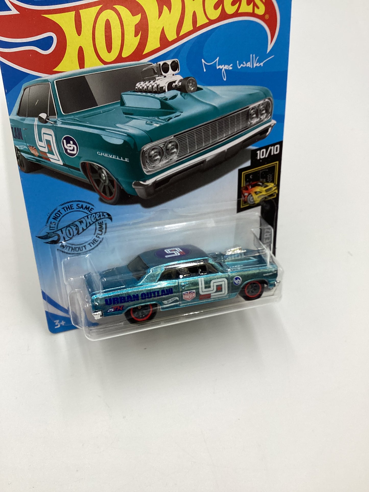 2020 Hot Wheels Super Treasure Hunt #247 64 Chevy Chevelle SS Light Blue W/Protector