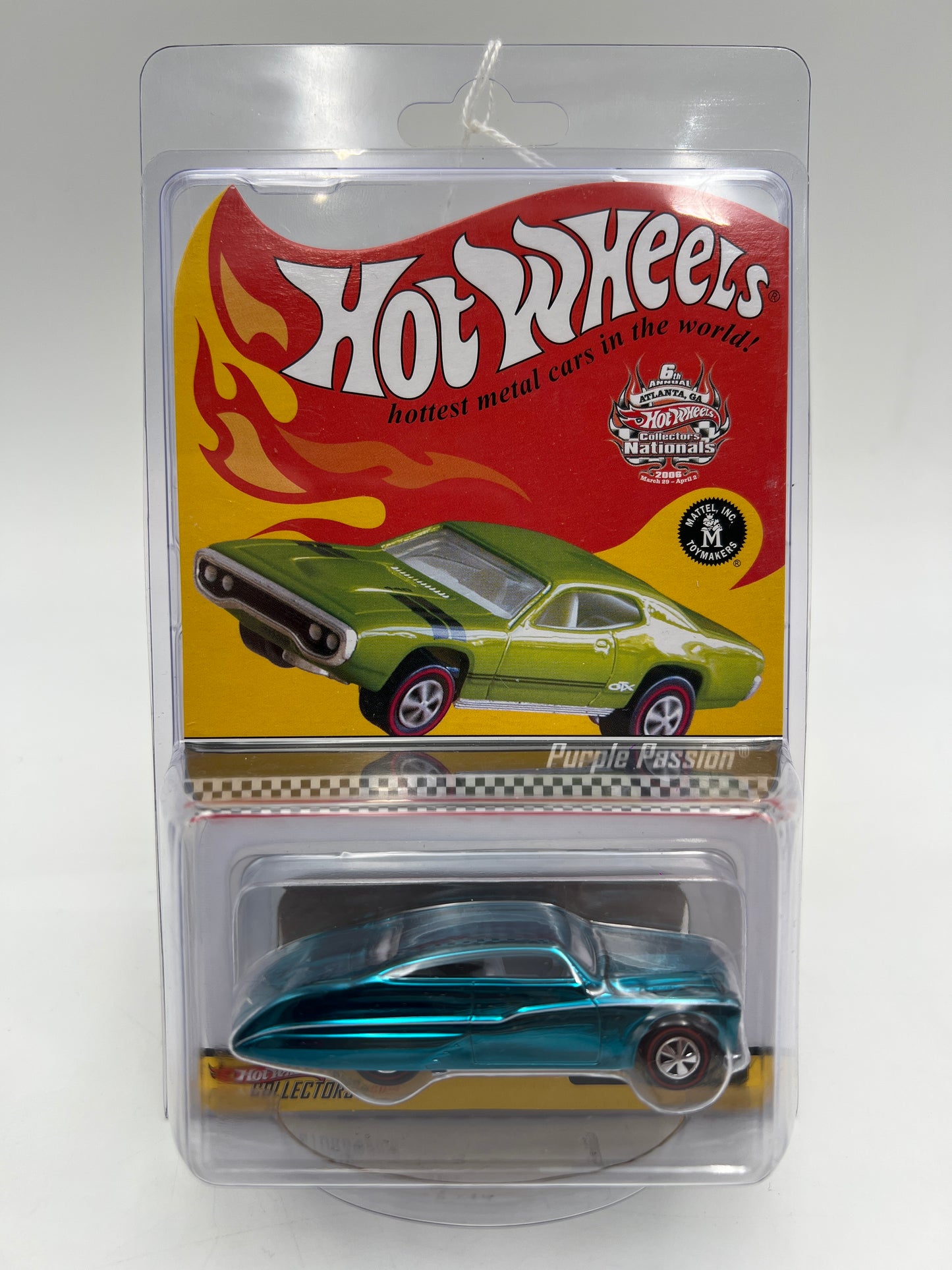 2006 Hot Wheels 6th Annual Collectors Nationals Purple Passion Blue W/Protector