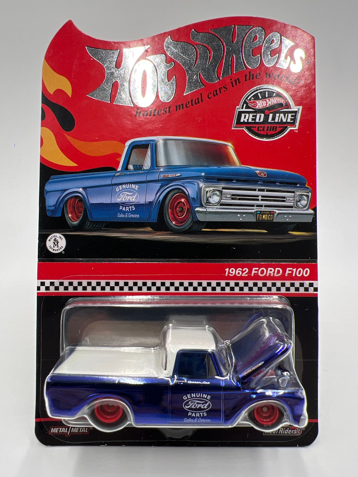 Hot Wheels RLC #10715/30000 1962 Ford F100 Blue W/Protector
