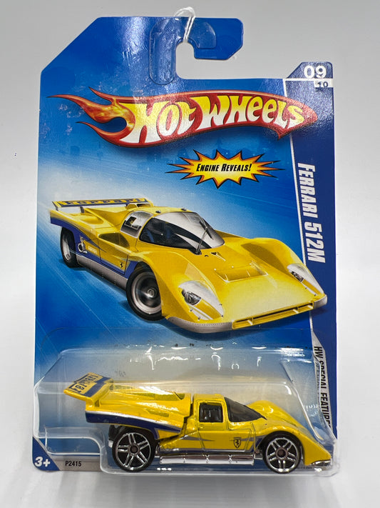 2009 Hot Wheels Special Features #95 Ferrari 512M Yellow