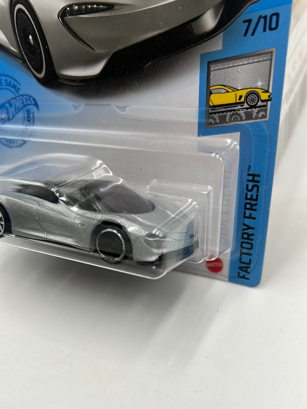 2021 hot wheels K case #112 McLaren speed tail silver 103H