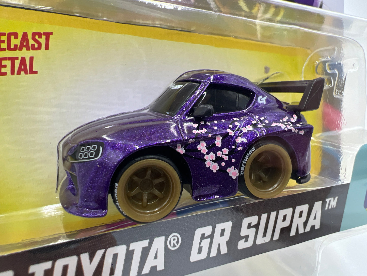 2025 MGA Car Tuned JDM Series 1 #4 22 Toyota GR Supra Purple 180D