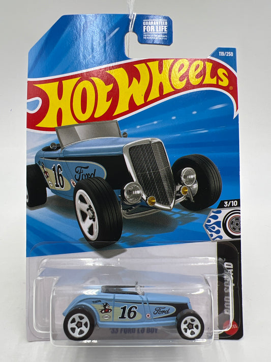 2026 Hot Wheels F Case #119 33 Ford Lo Boy Light Blue