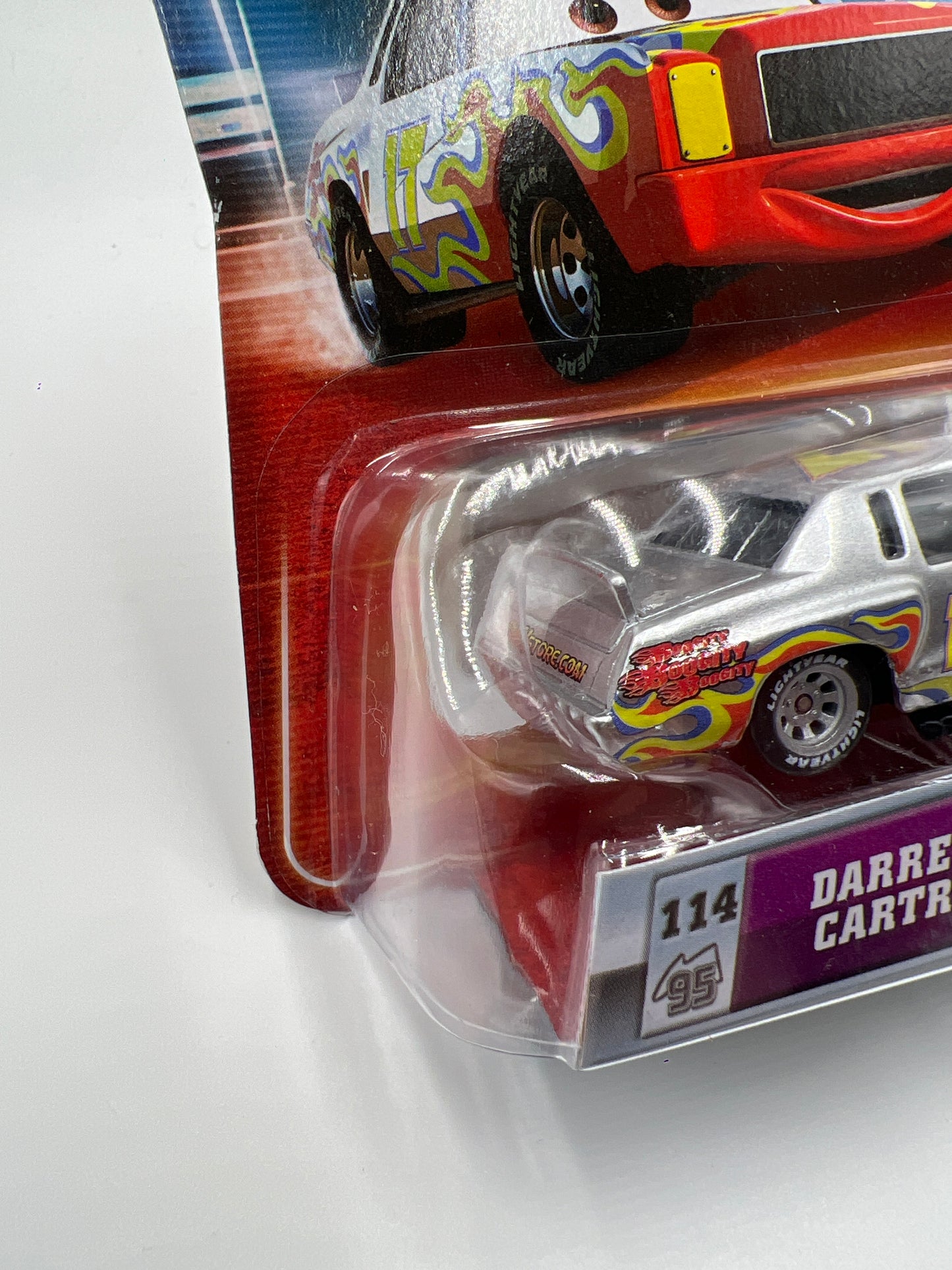 Disney Pixar Cars #114 Chase Darrell Cartrip Silver 142A