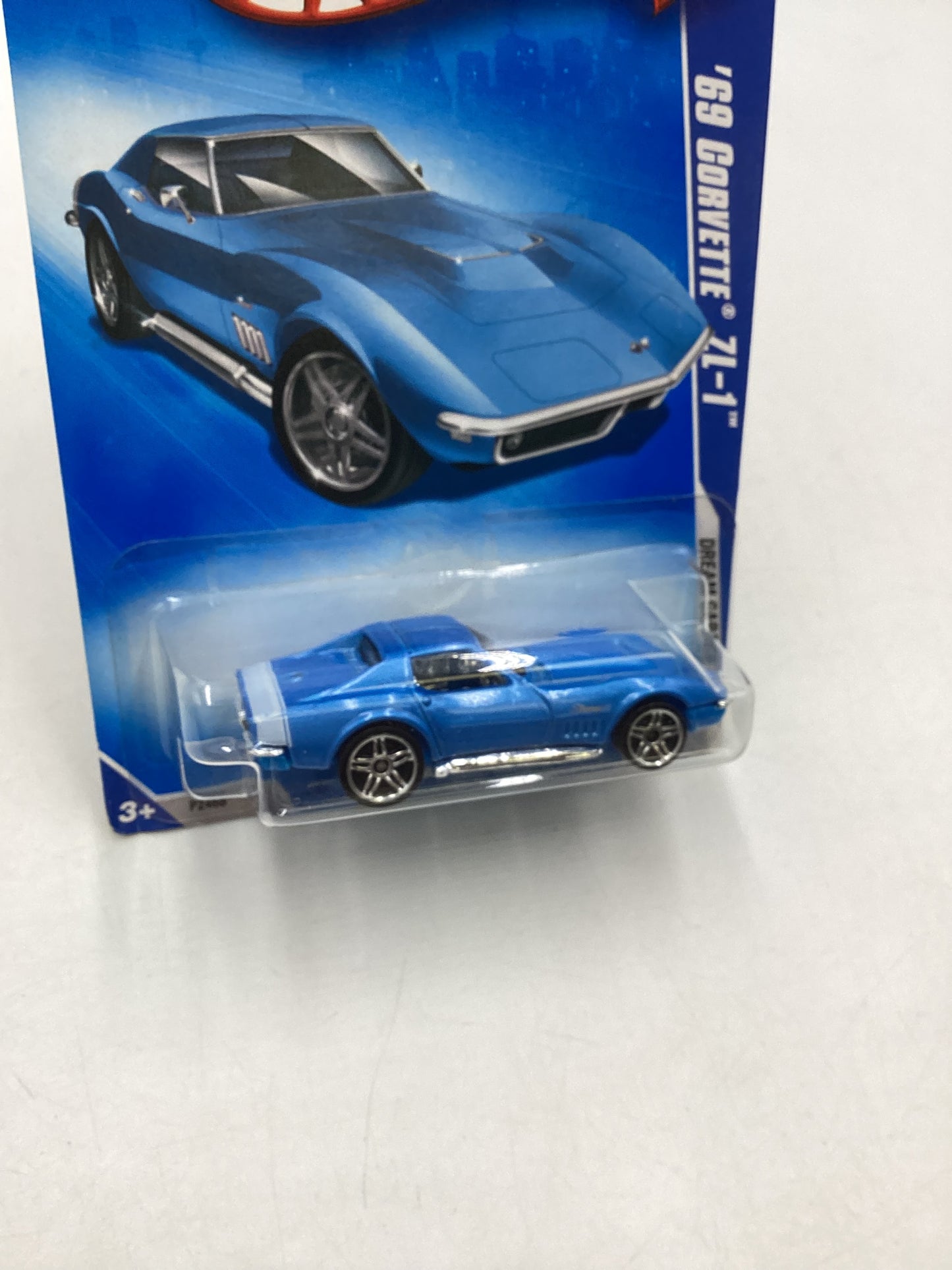 2009 Hot Wheels #148 69 Corvette ZL-1 Blue 5F