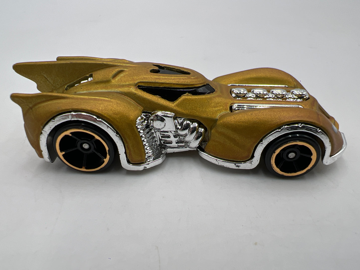 2017 Hot Wheels Mystery Models Series 2 #3 Chase Batman Arkham Asylum Gold