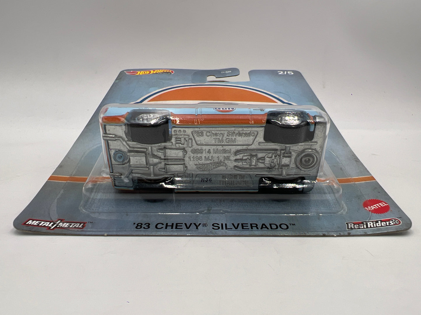 2020 Hot Wheels Car Culture Vintage Oil #2 83 Chevy Silverado Gulf Blue W/Protector