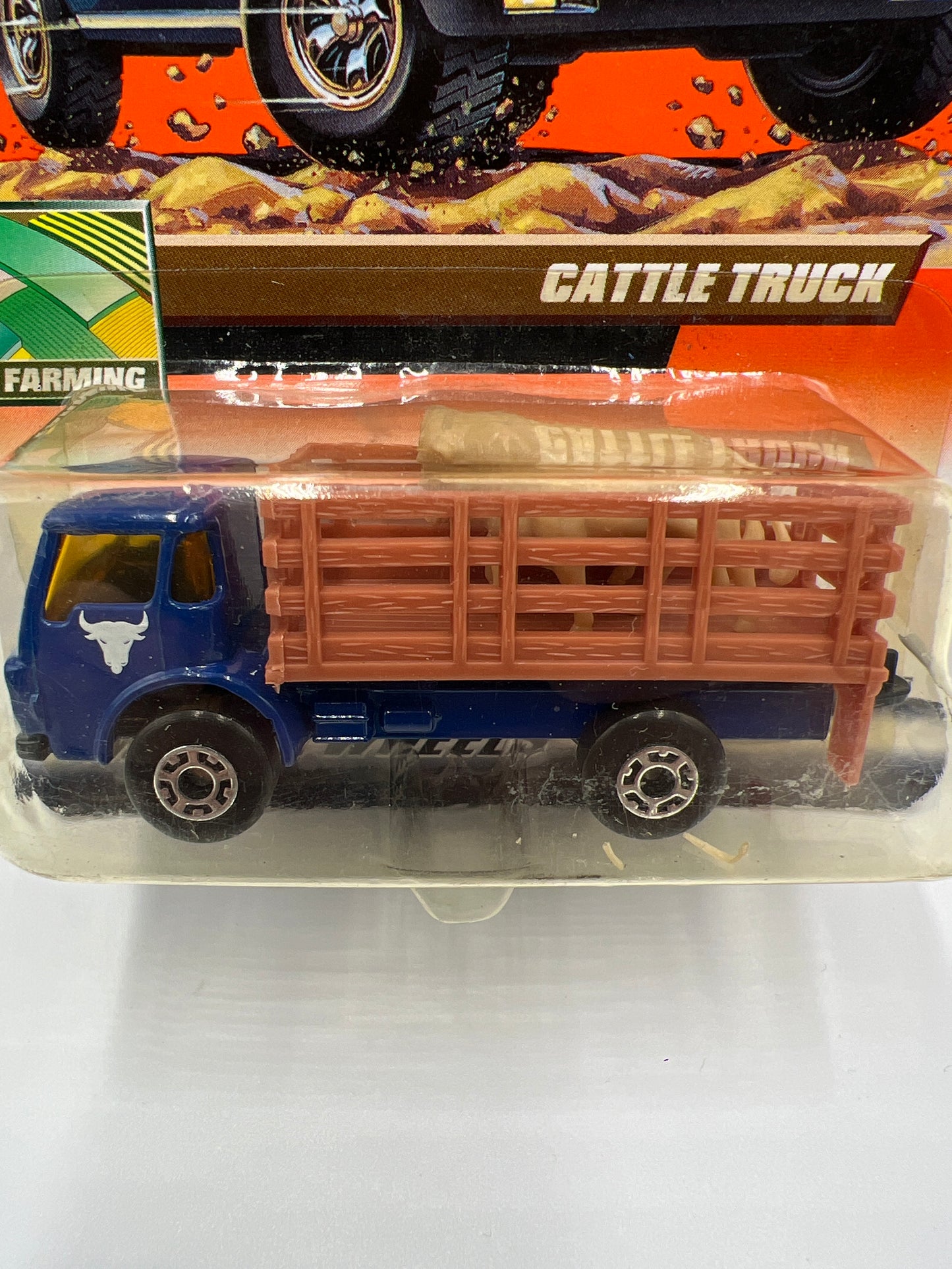 Matchbox Farming #50 Cattle Truck Blue 206H