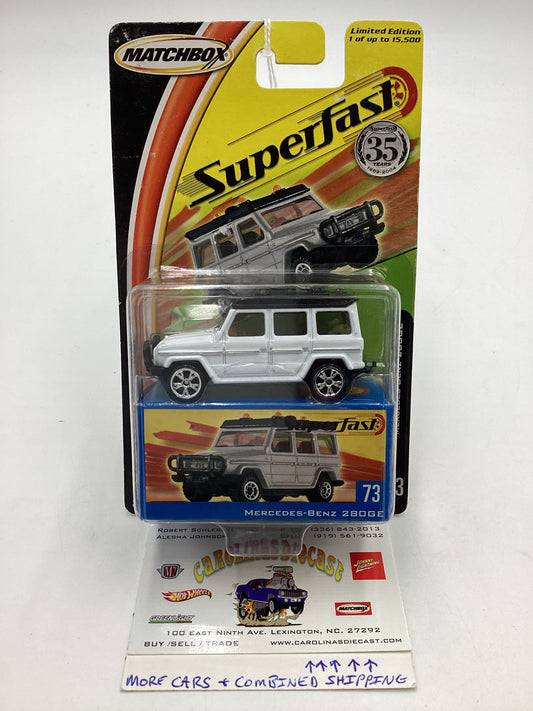 Matchbox 2004 Superfast #73 Mercedes-Benz 280GE white 171E