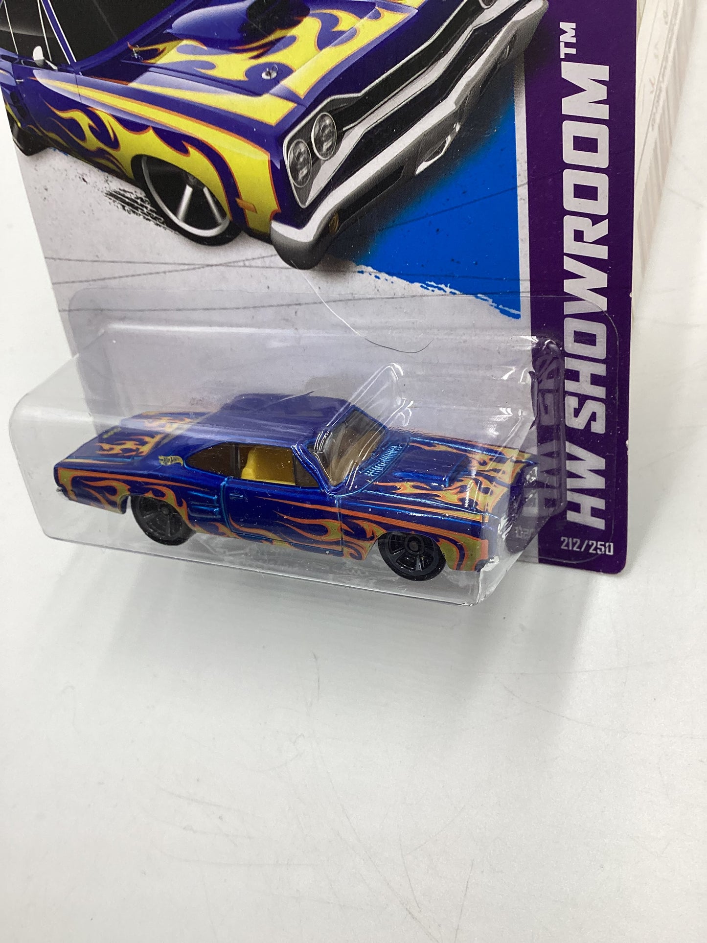 2013 Hot Wheels #212 69 Dodge Coronet Superbee Blue 51D