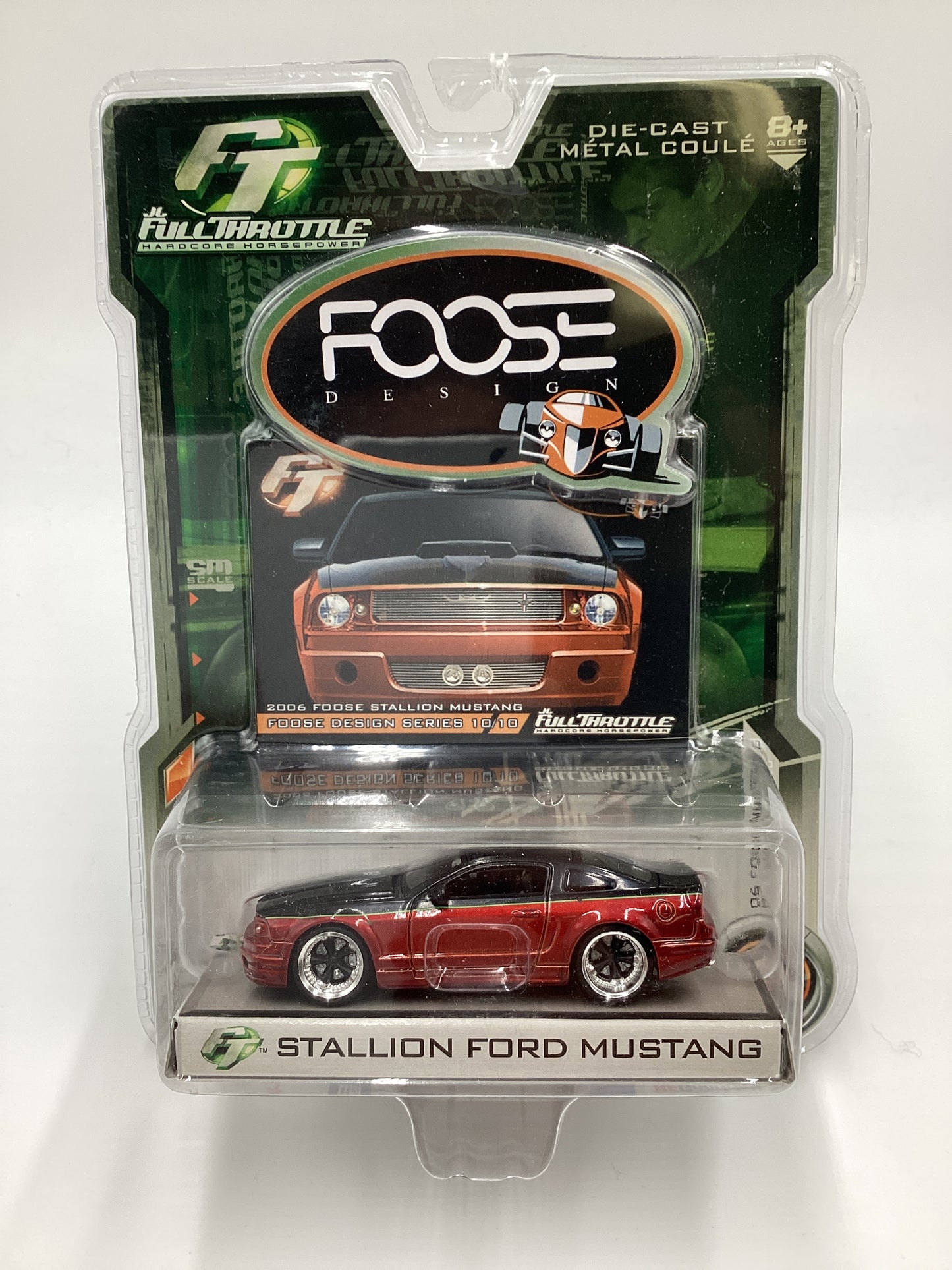 Foose Design Full Throttle #10 Stallion Ford Mustang Red/Black 213D