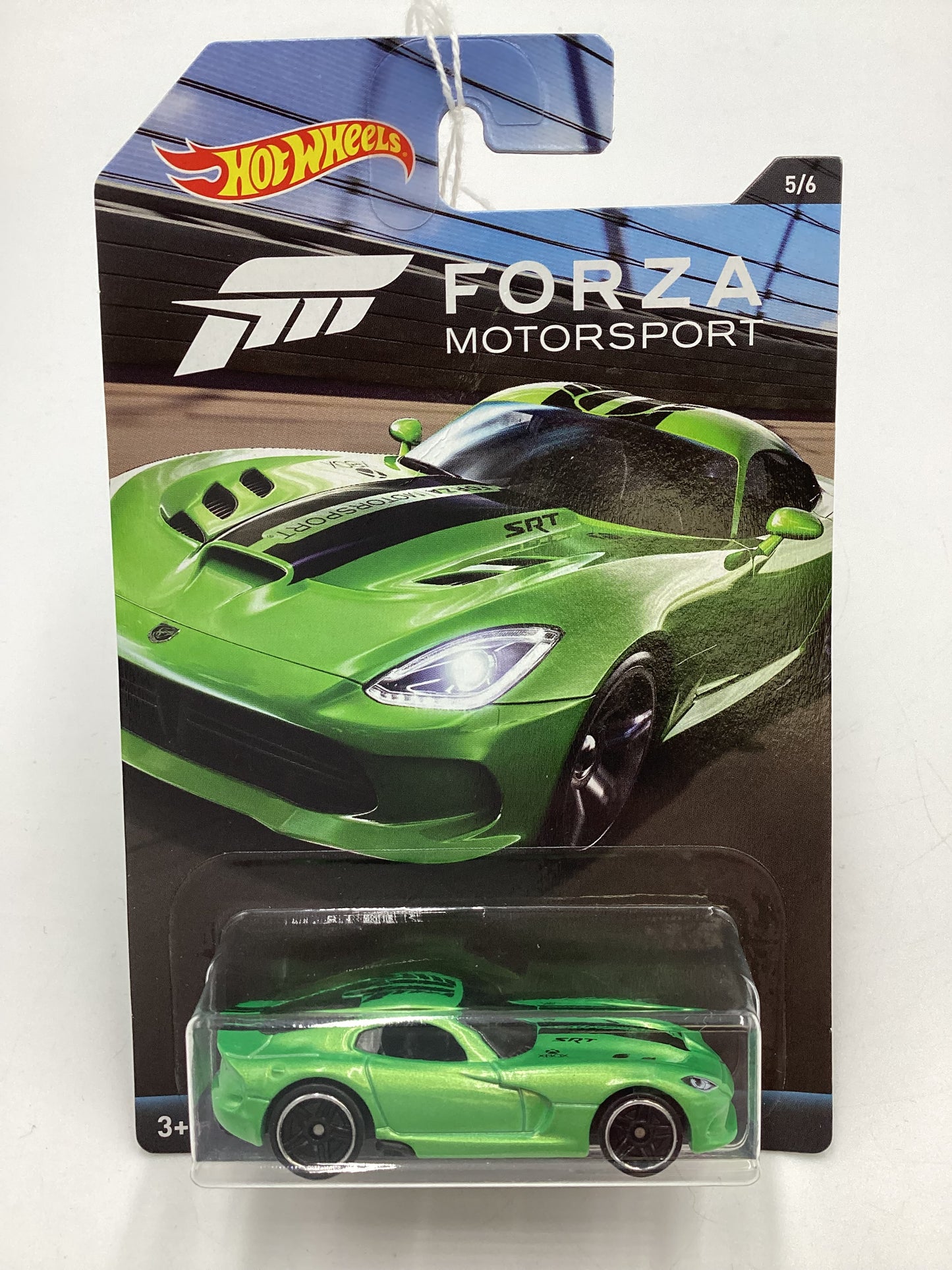 2017 Hot Wheels Forza Motorsport #5 13 SRT Viper Green Light Vein Front 154C