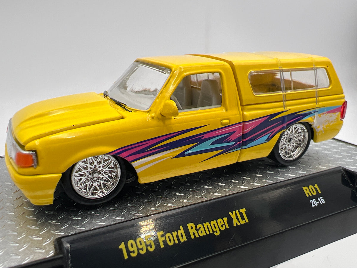 2026 M2 Machines R01 Blind Box 1995 Ford Ranger XLT Yellow