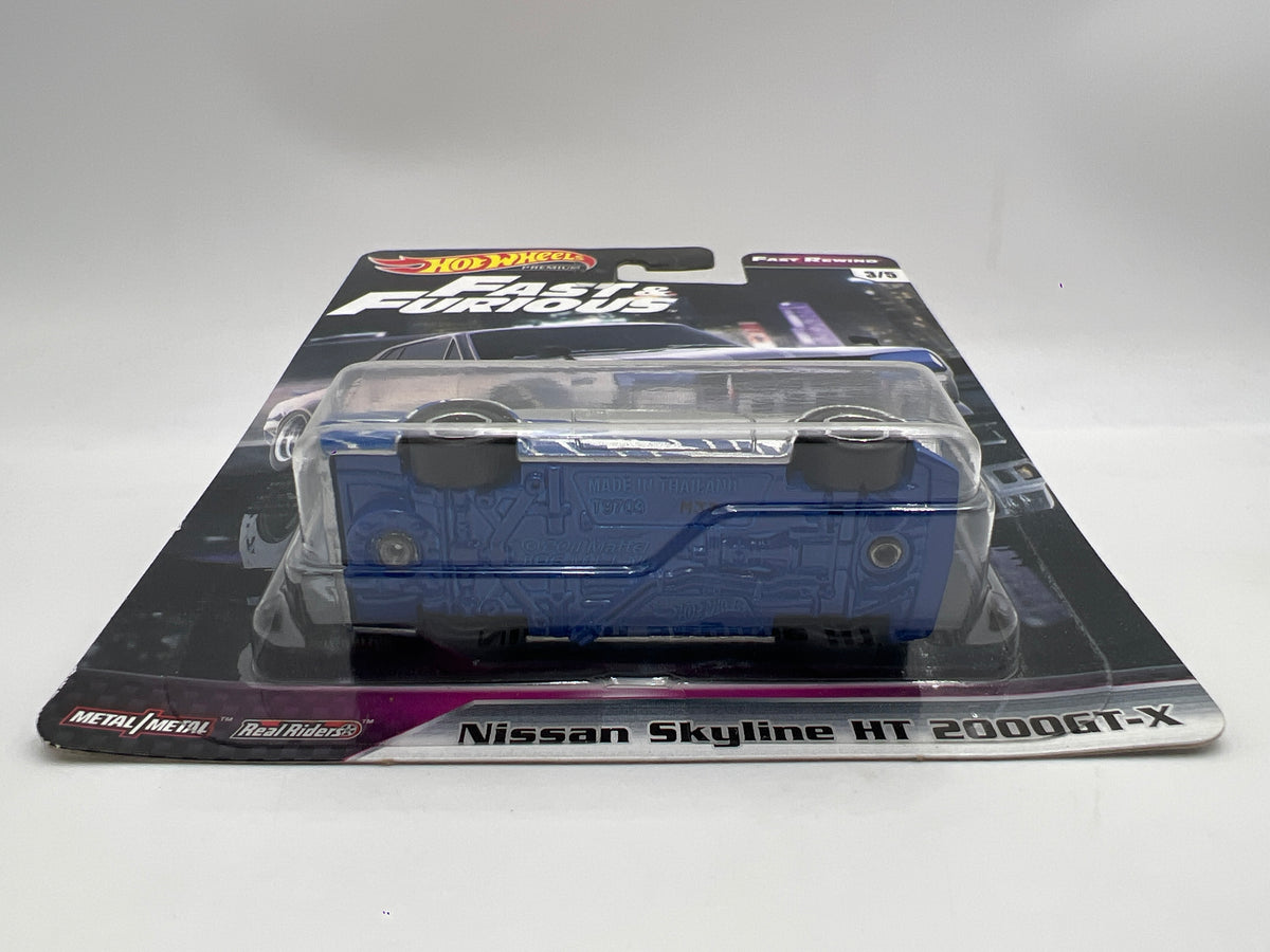 Hot Wheels Premium Fast & Furious Fast Rewind #3 Nissan Skyline HT 2000GT-X W/Protector