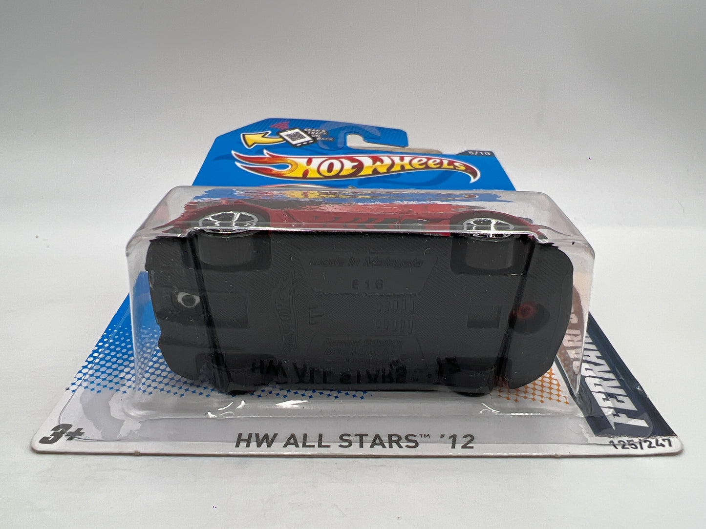 2012 Hot Wheels All Stars #125 Ferrari 599XX Red W/Protector 3