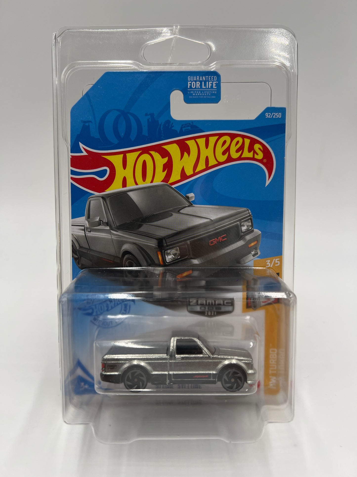 2021 Hot Wheels Walmart Exclusive Zamac 6 #92 91 GMC Syclone W/Protector