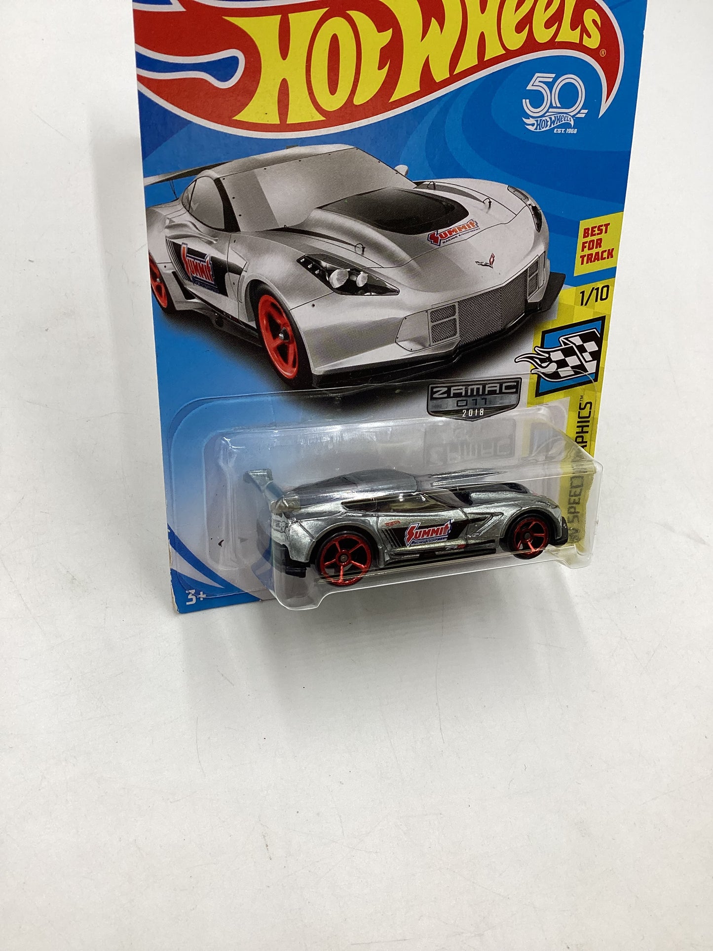 2018 Hot wheels Zamac #11 Corvette C7.R