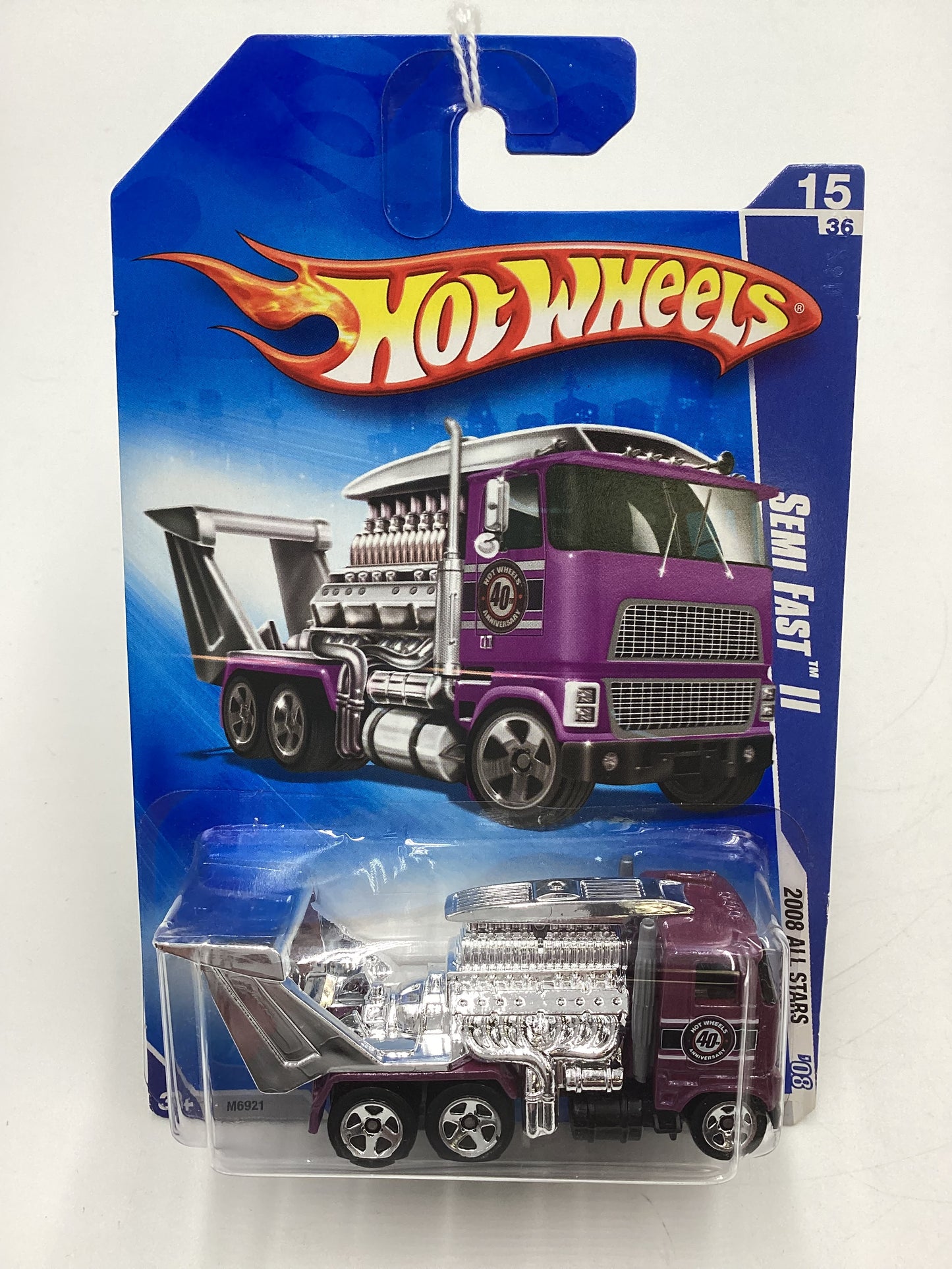 2008 Hot Wheels All Stars #55 Semi Fast II Purple AA1